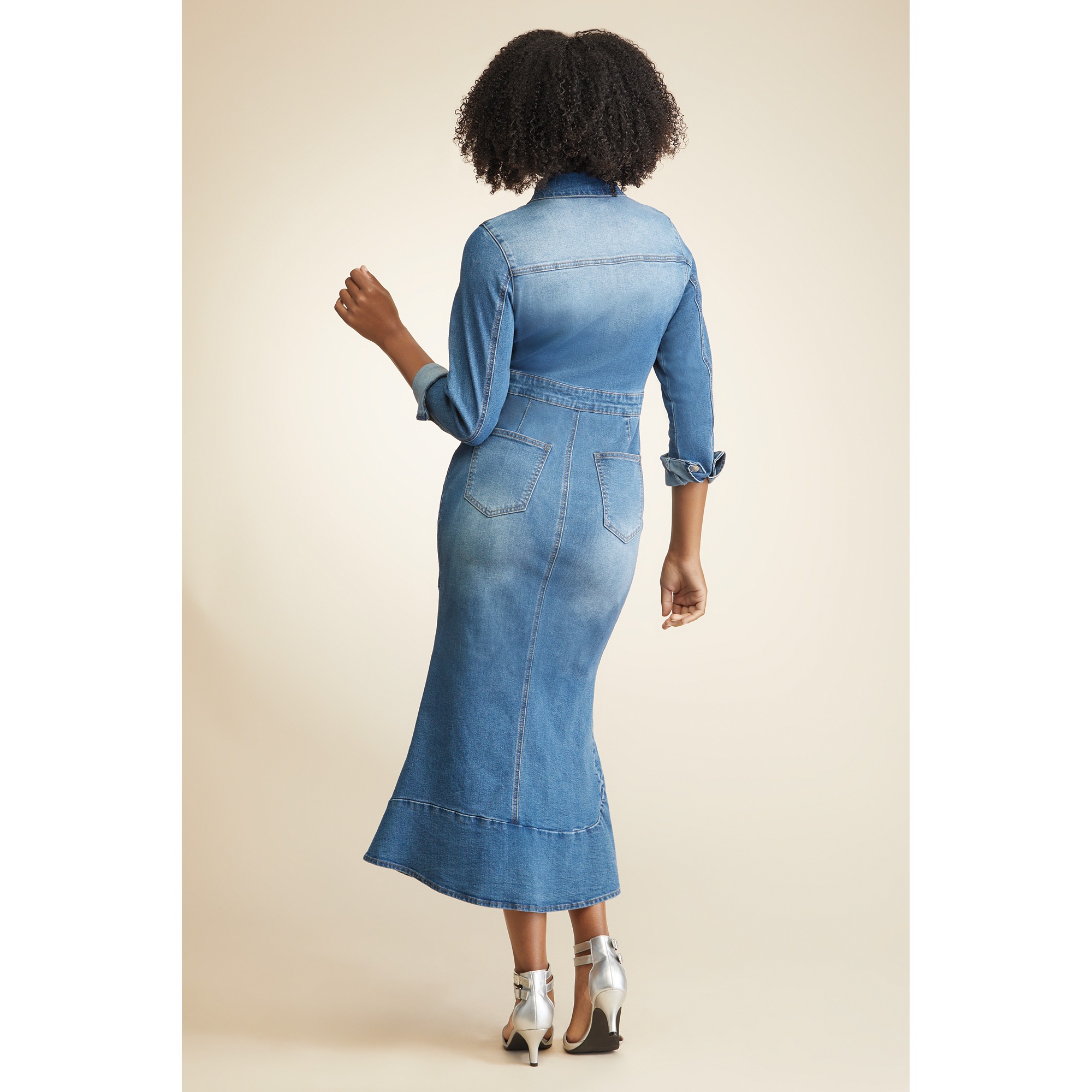 Vashie Denim Sheath Dress 2 Vashie Denim Sheath Dress