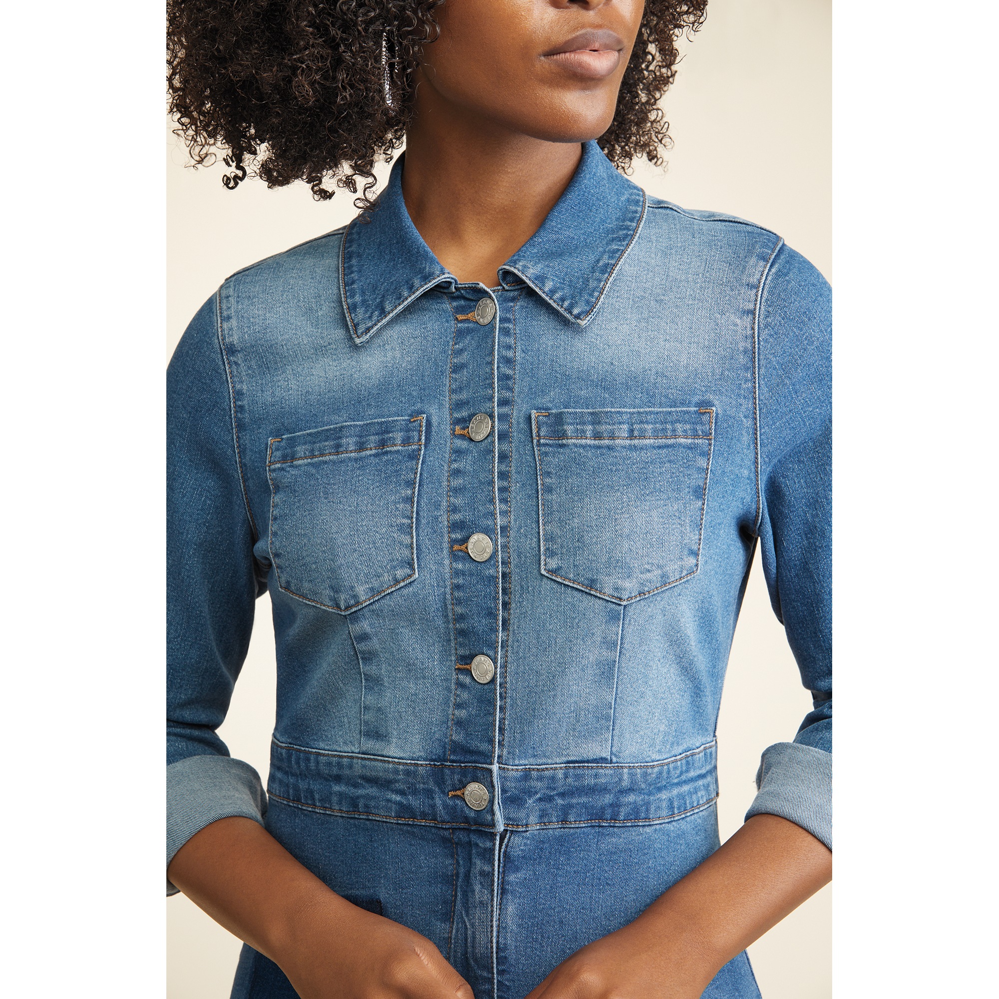 Vashie Denim Sheath Dress 3 Vashie Denim Sheath Dress