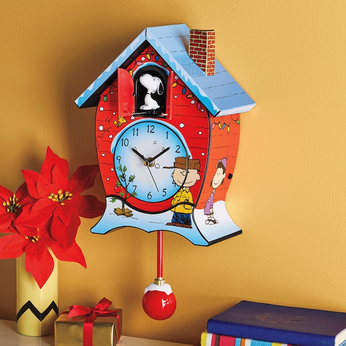Peanuts Holiday Cuckoo Clock