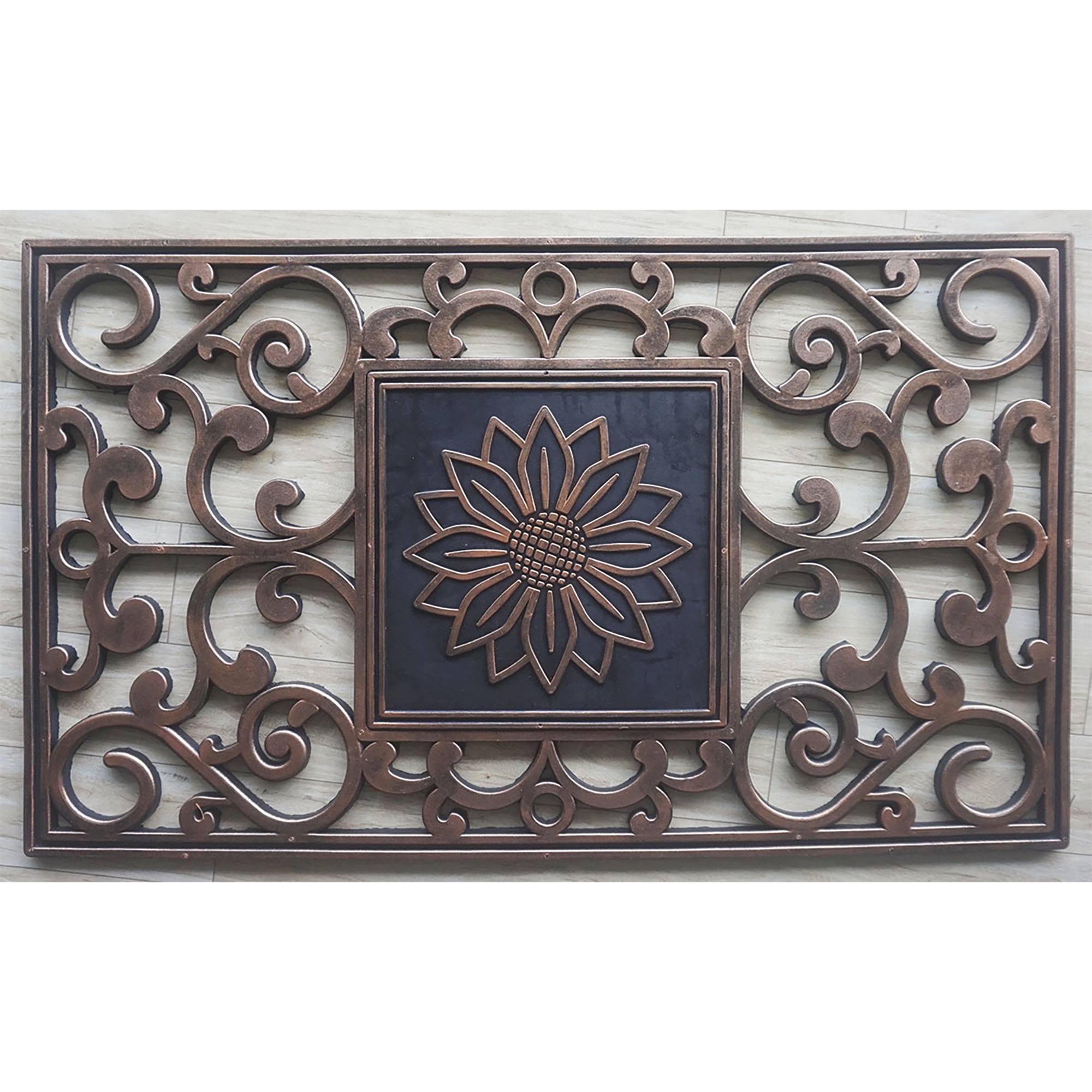 Hide-A-Key Doormat with Interchangeable Inserts