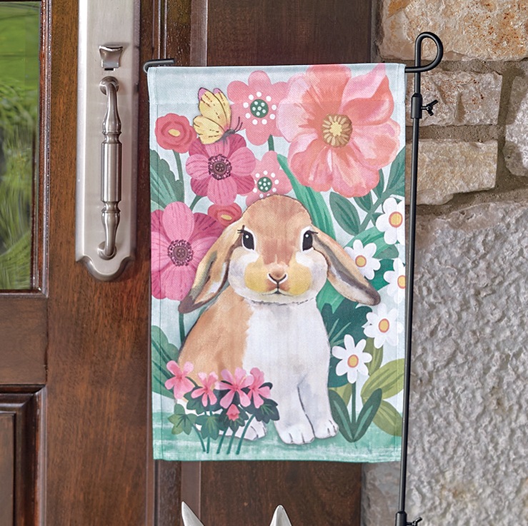 Bunny Love Flag and Mat