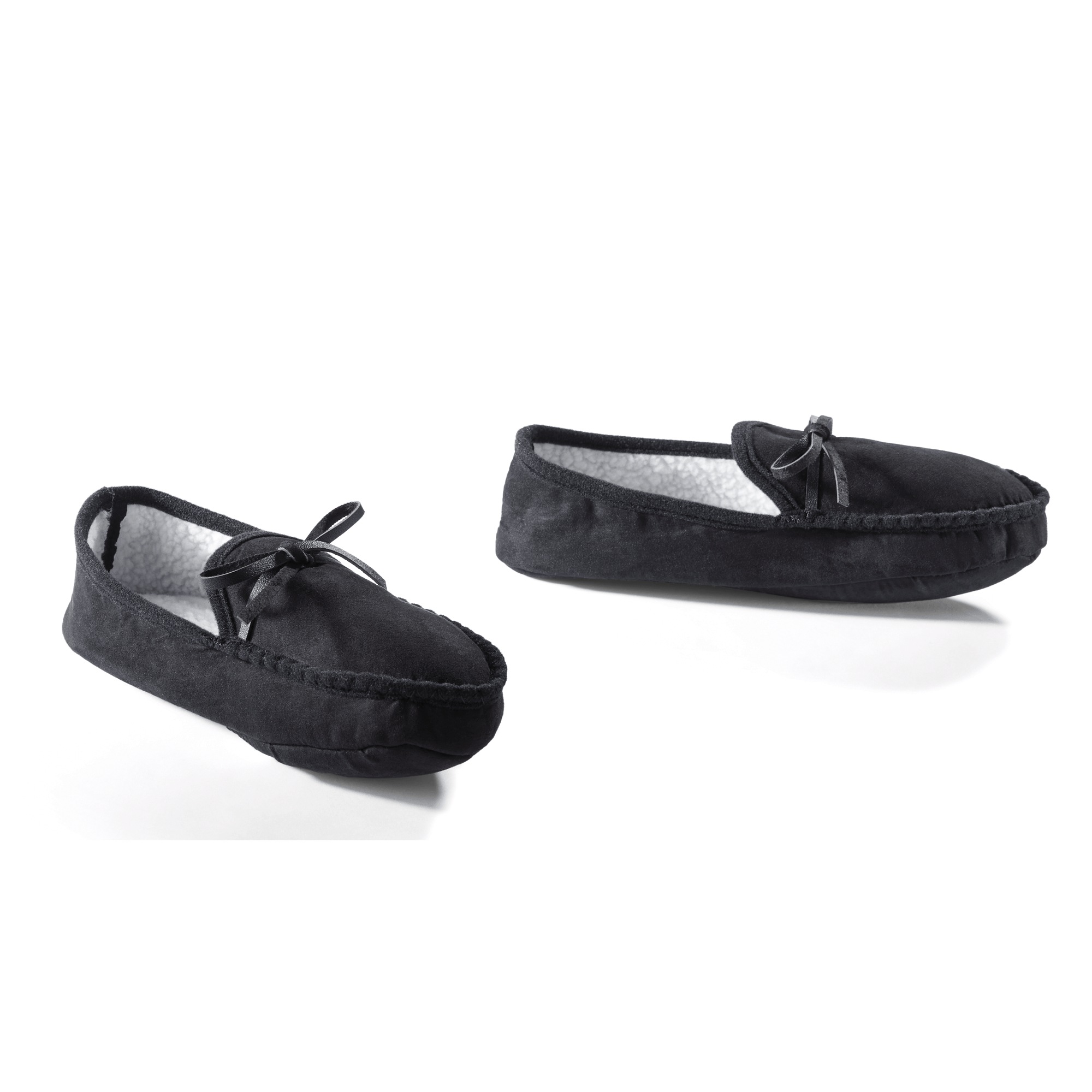 Men's Moccasin Faux-Leather Slipper