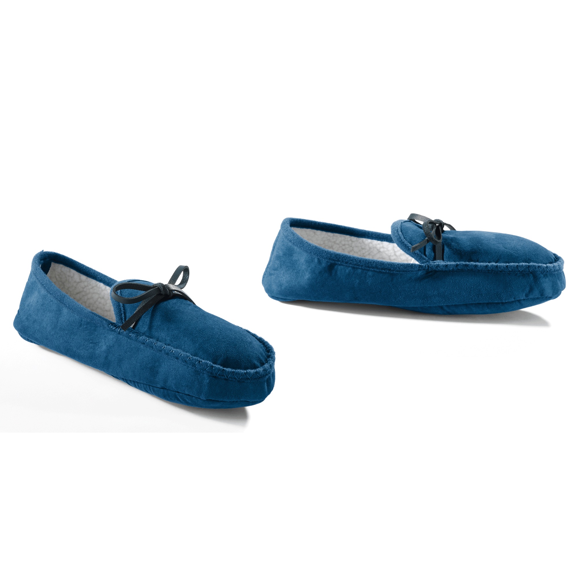 Men's Moccasin Faux-Leather Slipper