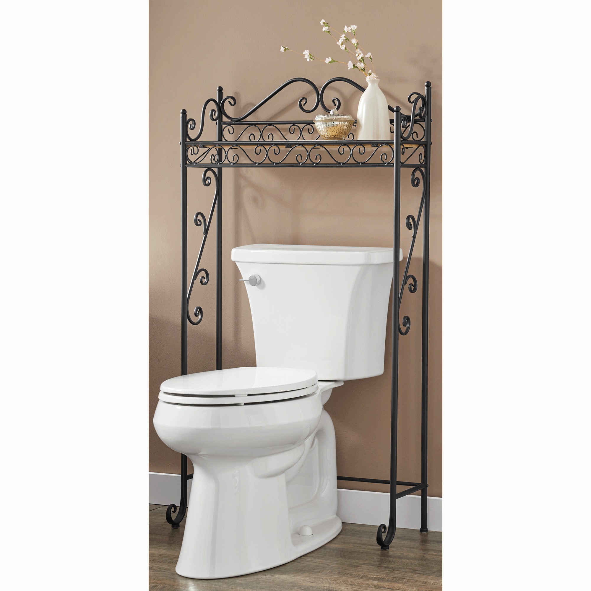 Belle Terre Scroll Space Saver and Toilet Paper Holder