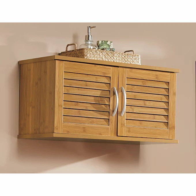 Bamboo-Style Wall Cabinet
