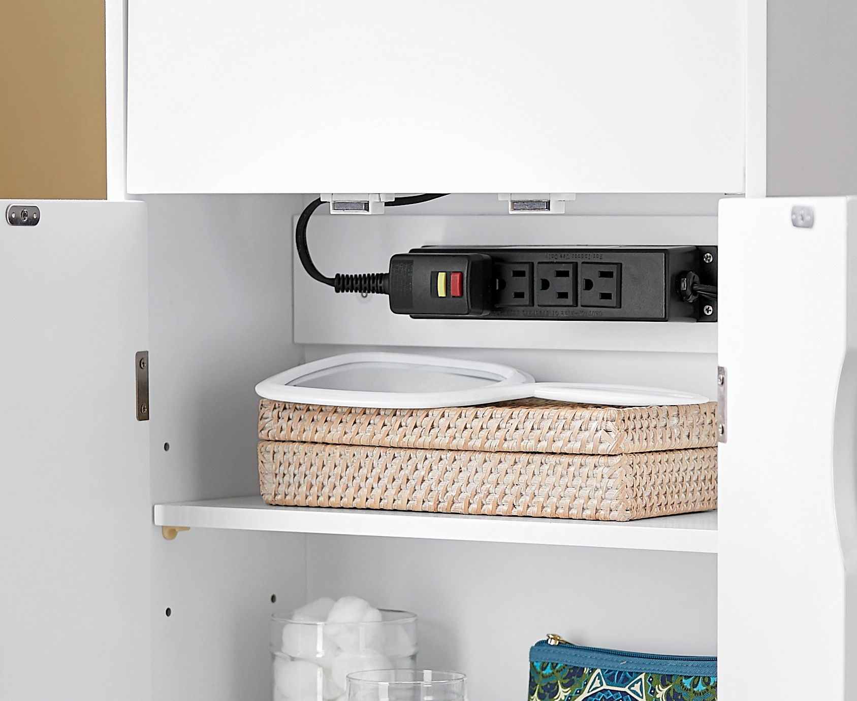 Powered Bath Cabinet