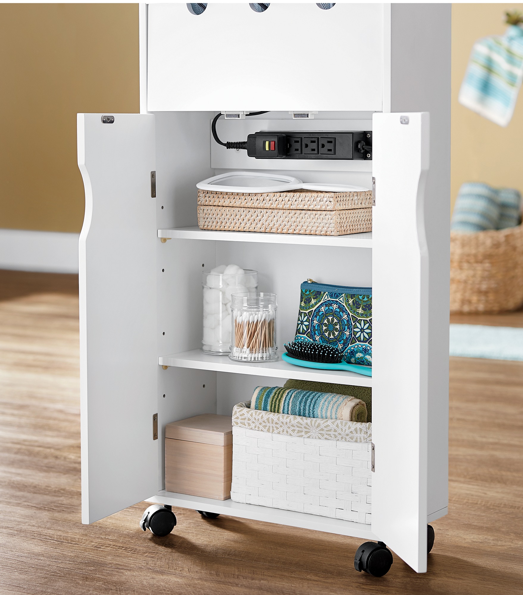 Powered Bath Cabinet
