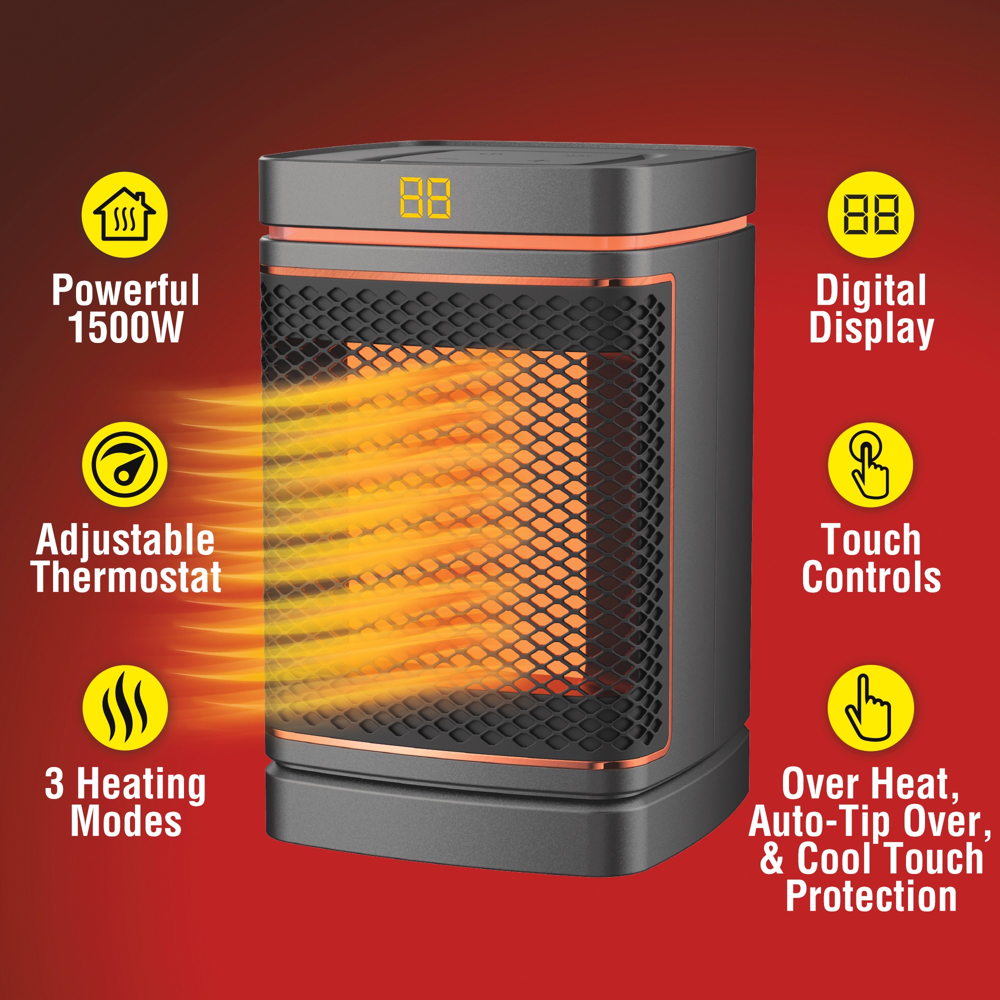 Handy Heater Copper-Core Pure Warmth