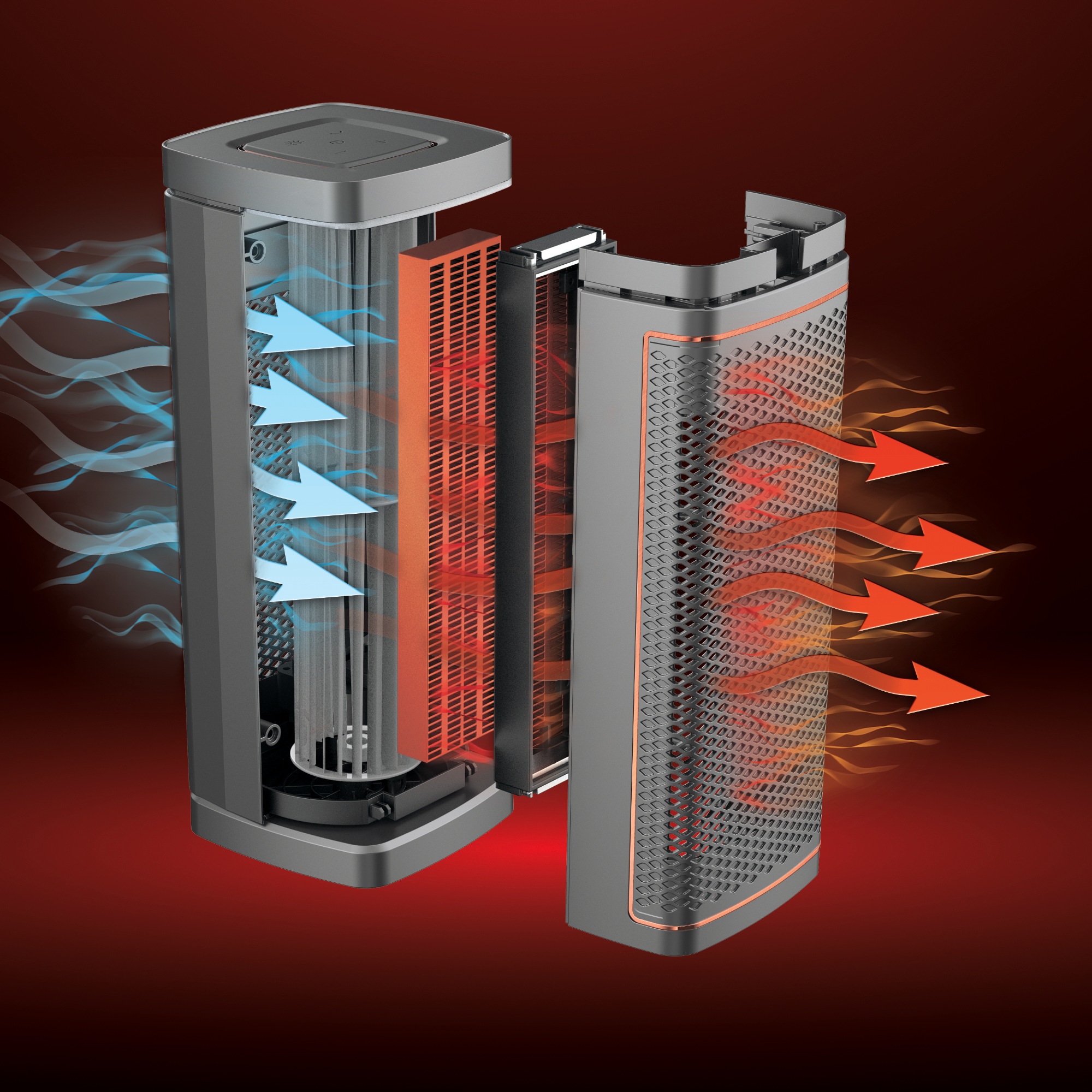 Handy Heater Copper Core Tower
