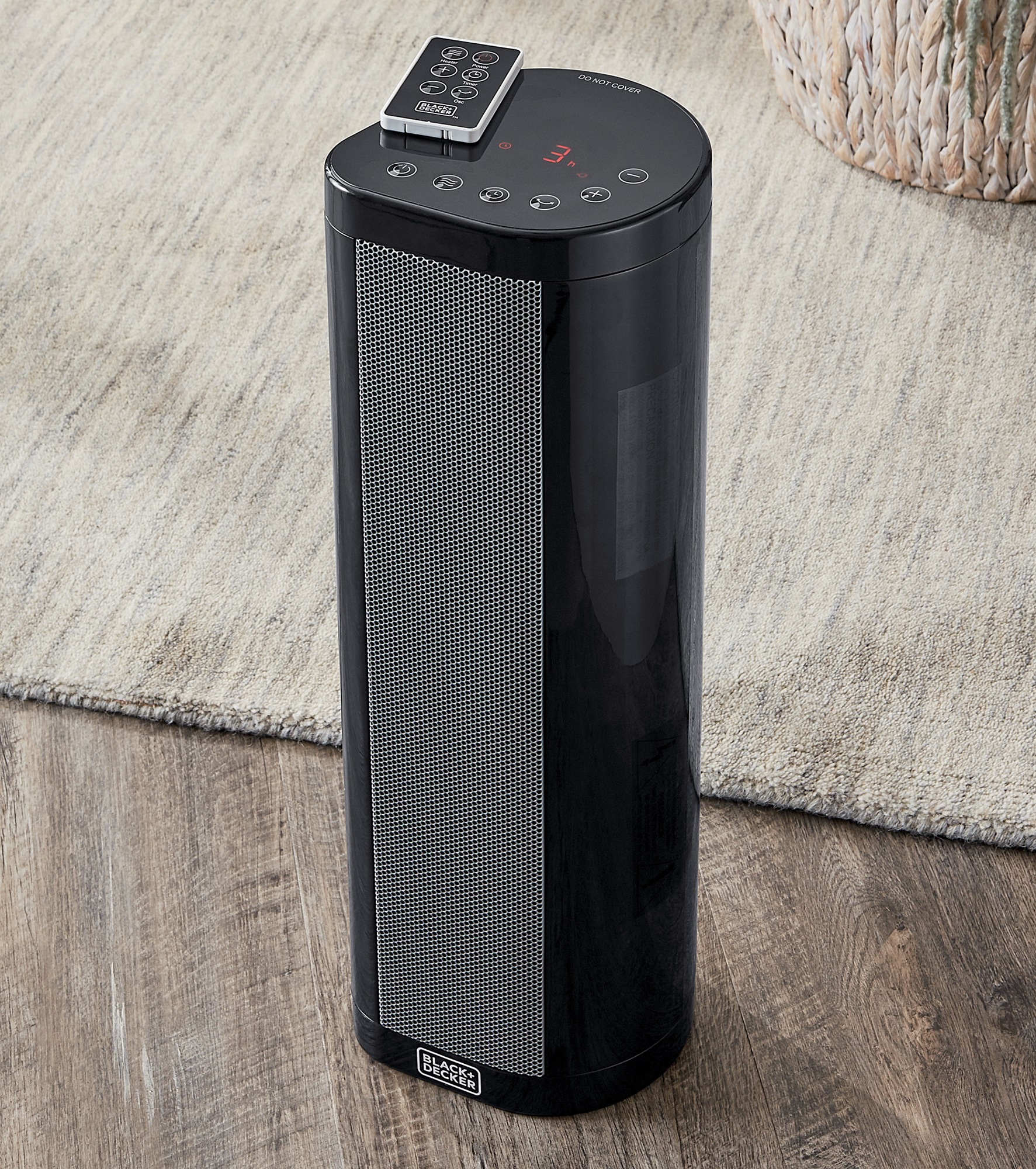 BLACK+DECKER Ceramic Tower Heater with Remote