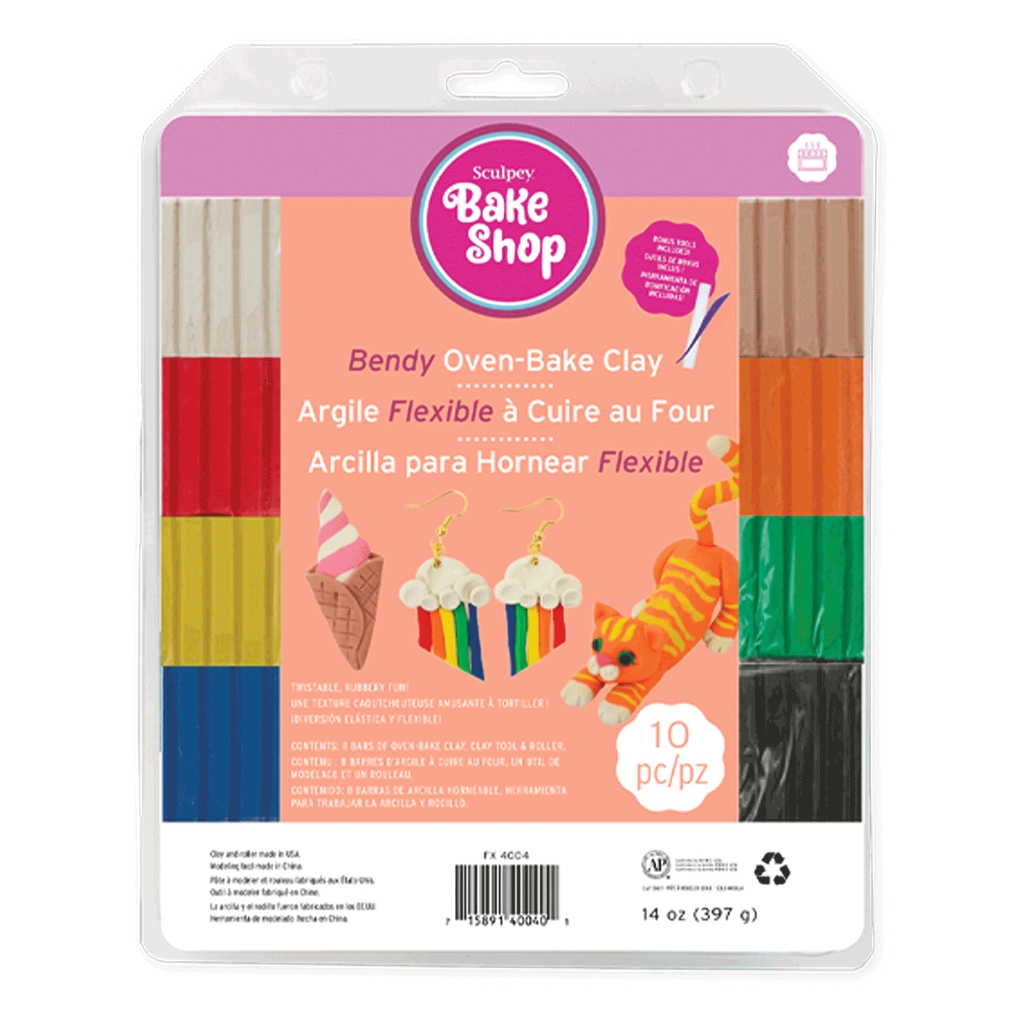 Bake Shop Bendy Oven-Bake Clay Set