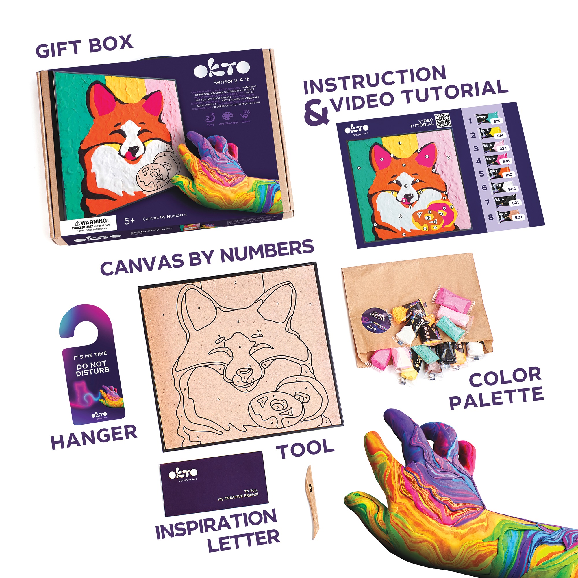 Clay by the Numbers Kit