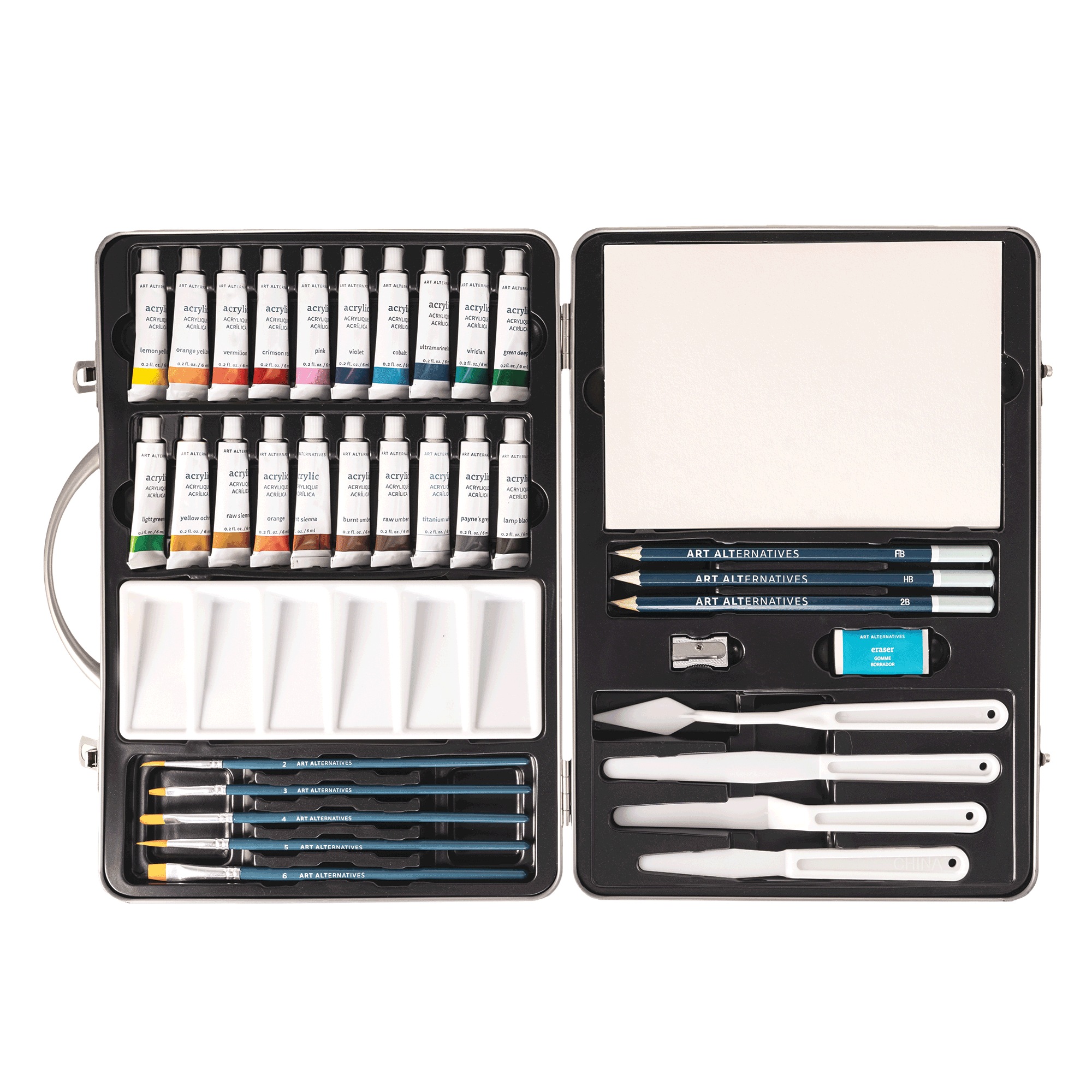 Art Alternatives 60-Piece Acrylic Art Set