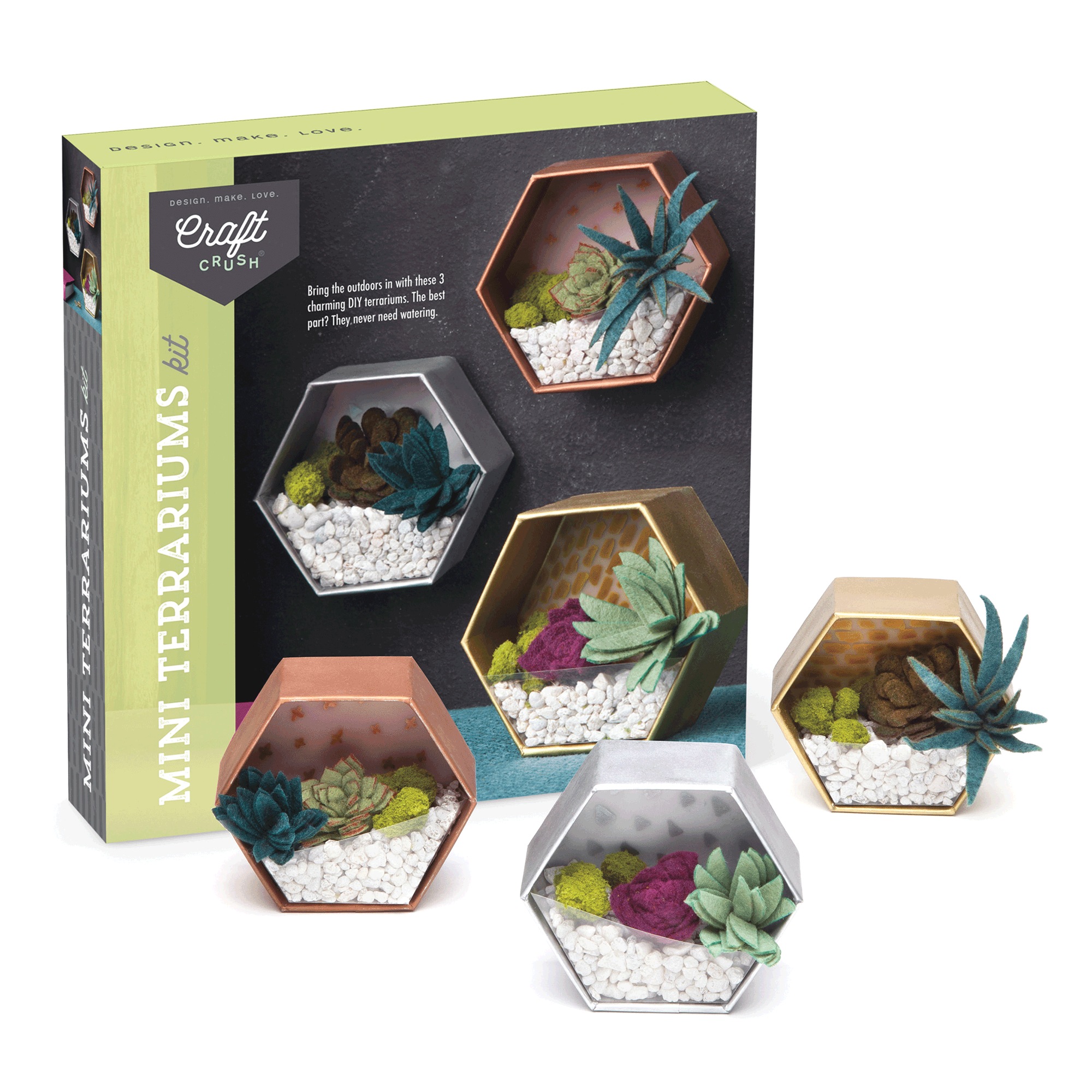 Craft Crush Mini Terrariums Kit