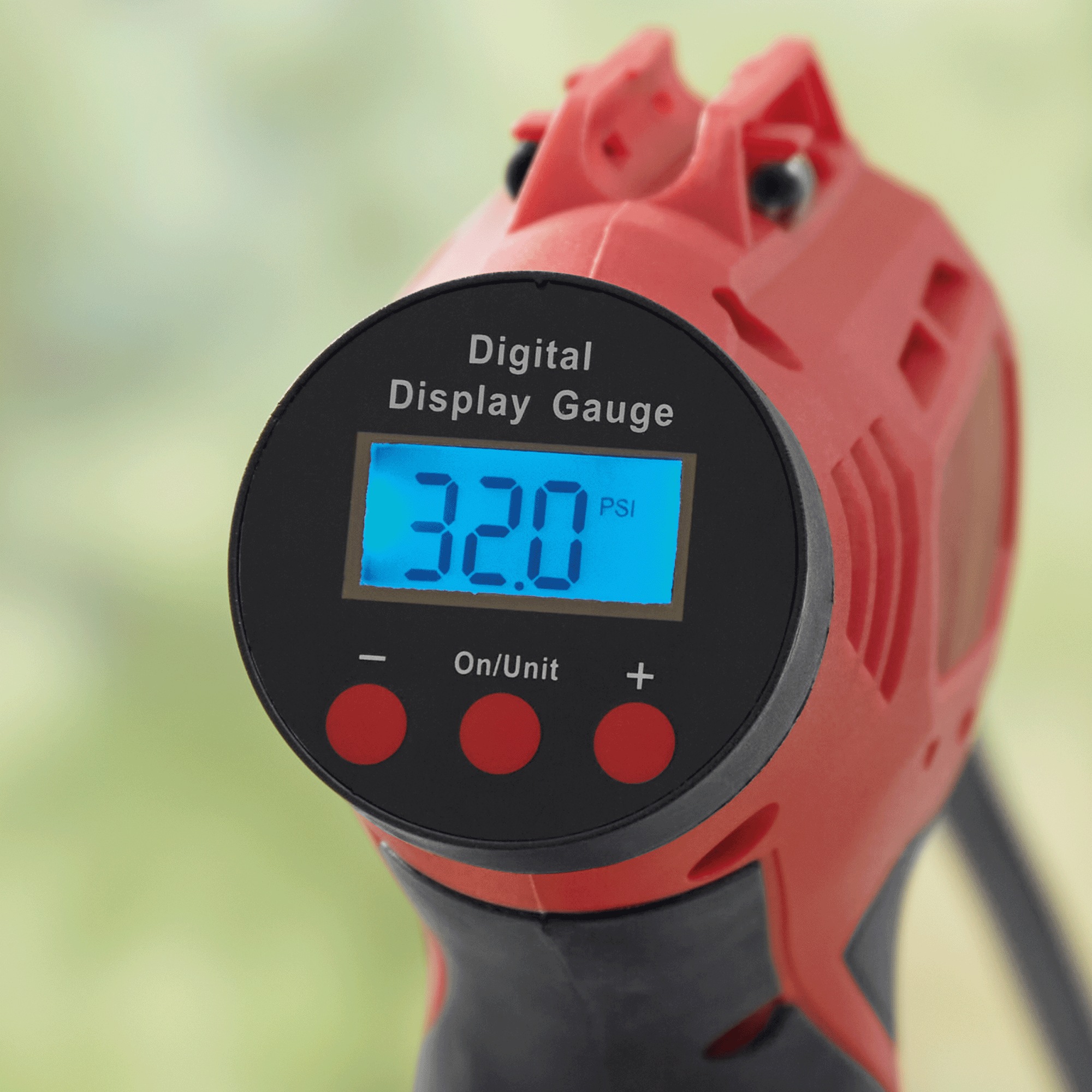 Personalized Cordless Tire Inflator with Digital Gauge, 6-foot Hose, Carrying Case