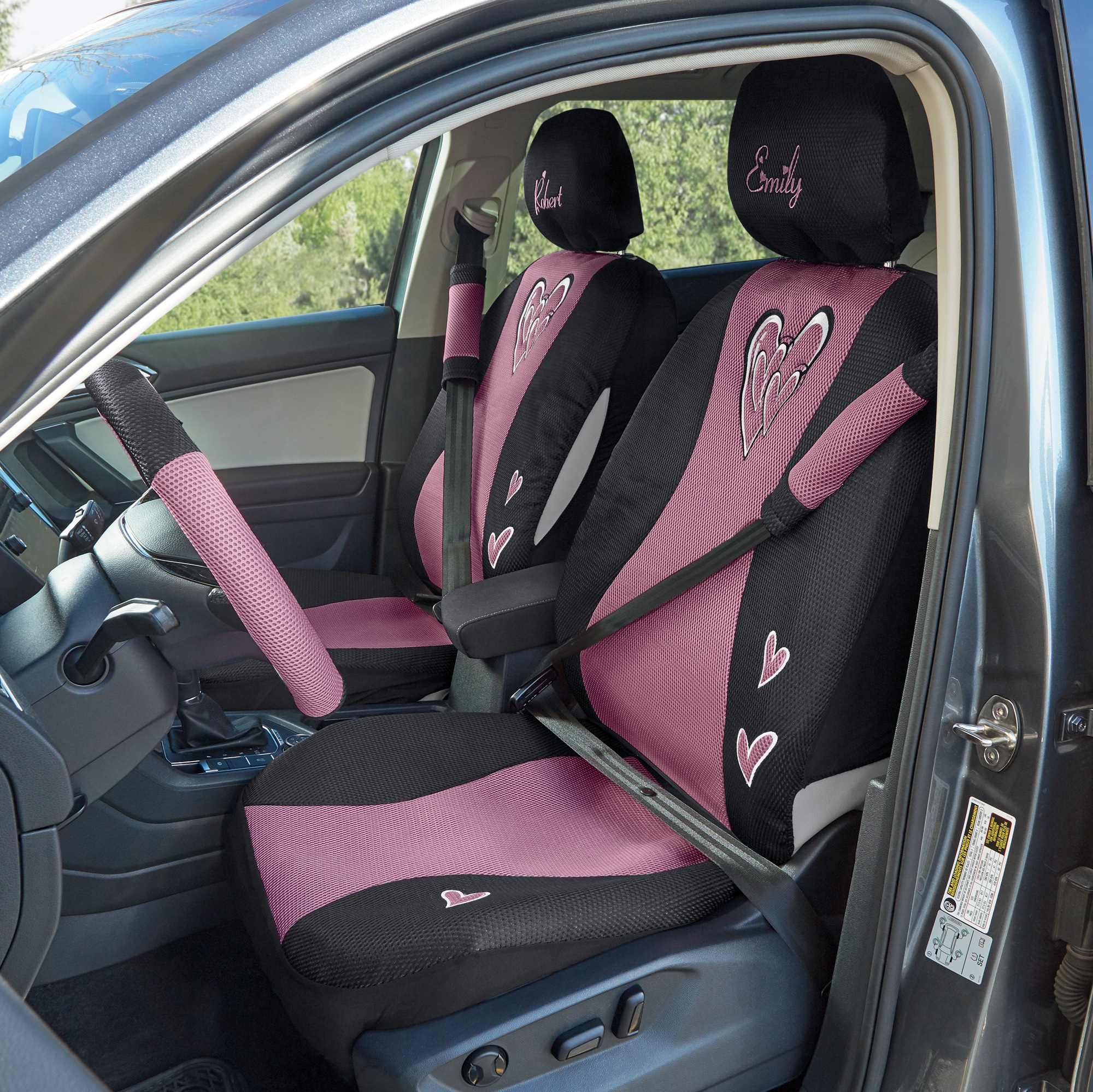 Personalized 14-Piece Seat Cover Kit