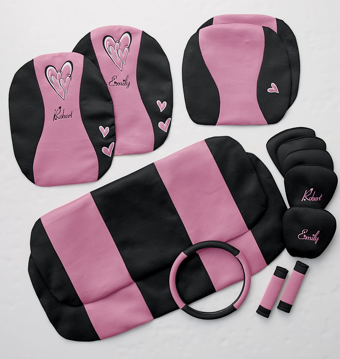 Personalized 14-Piece Seat Cover Kit