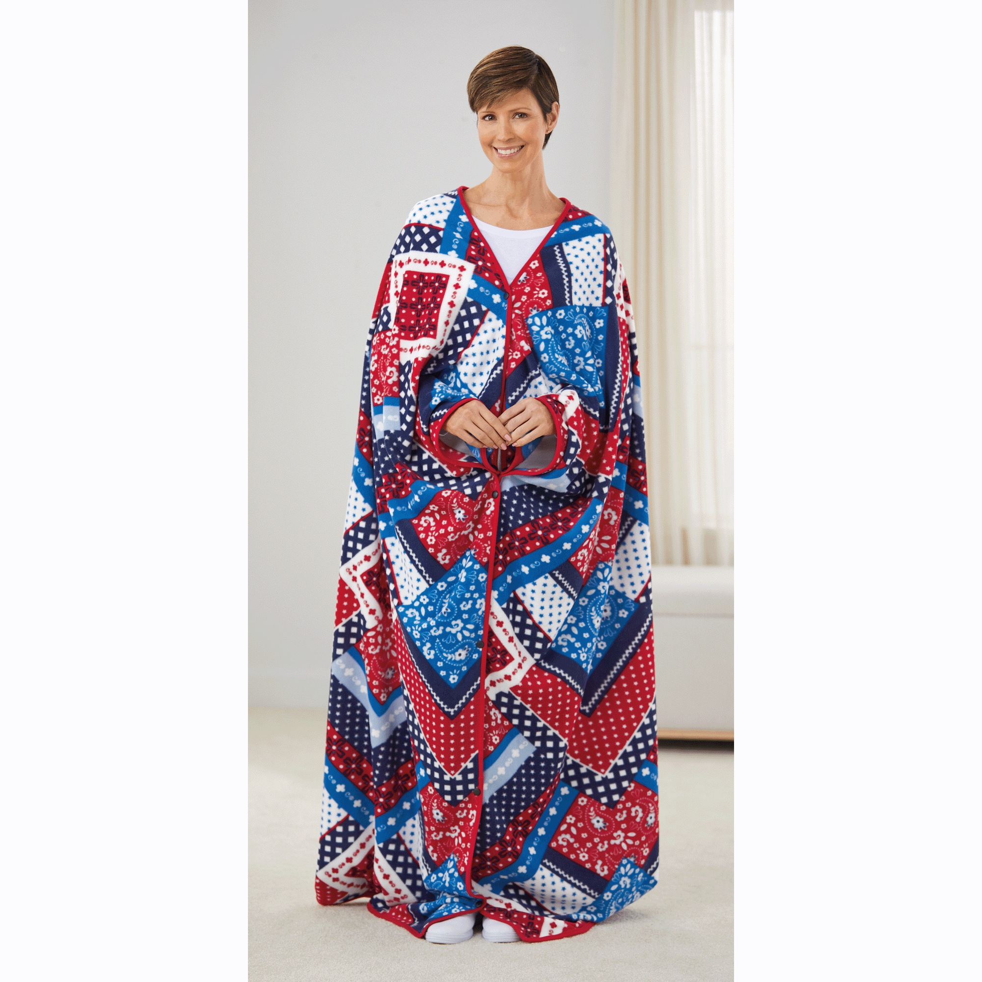 Polar Fleece Blanket Robe