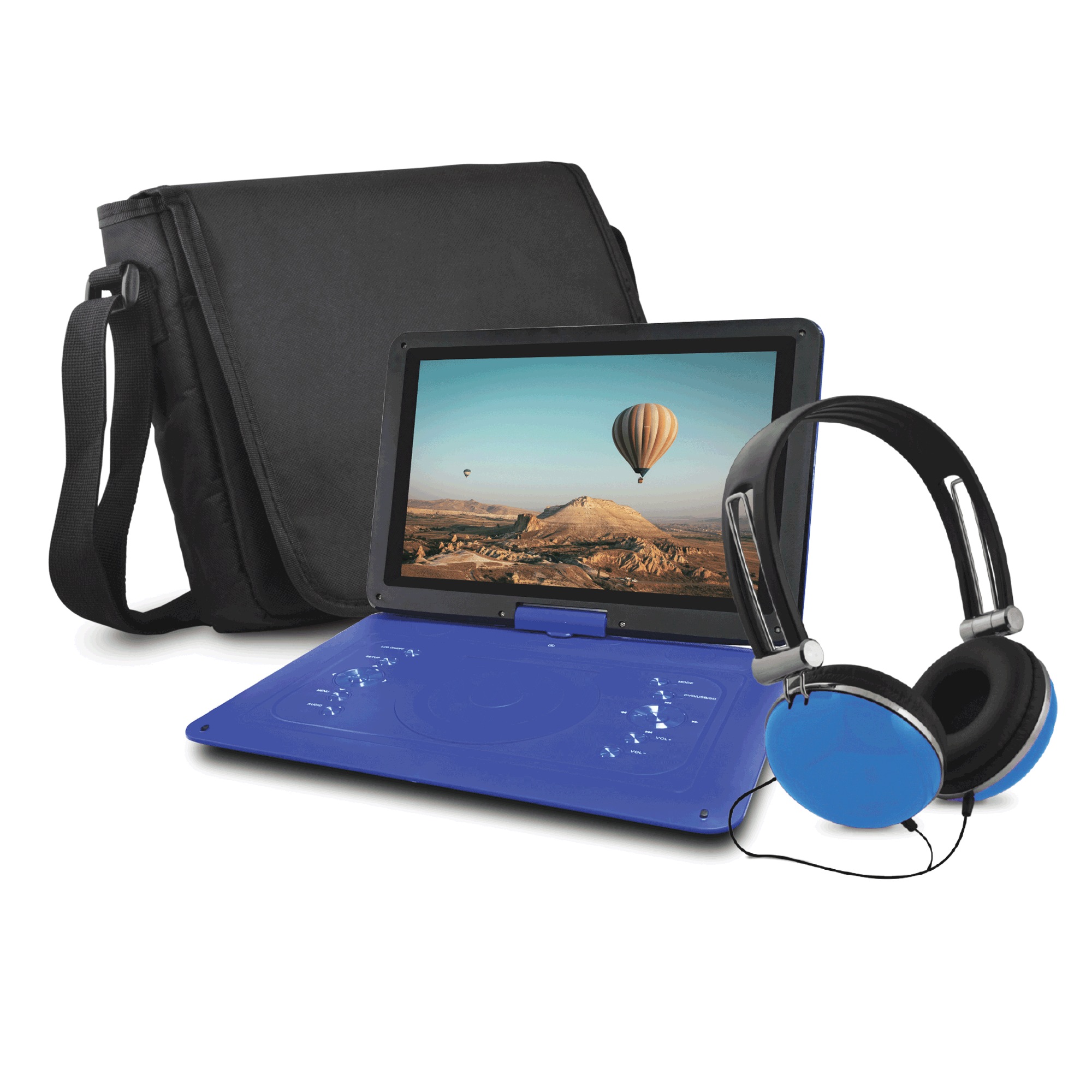 14.1" Portable DVD Player with Headphones