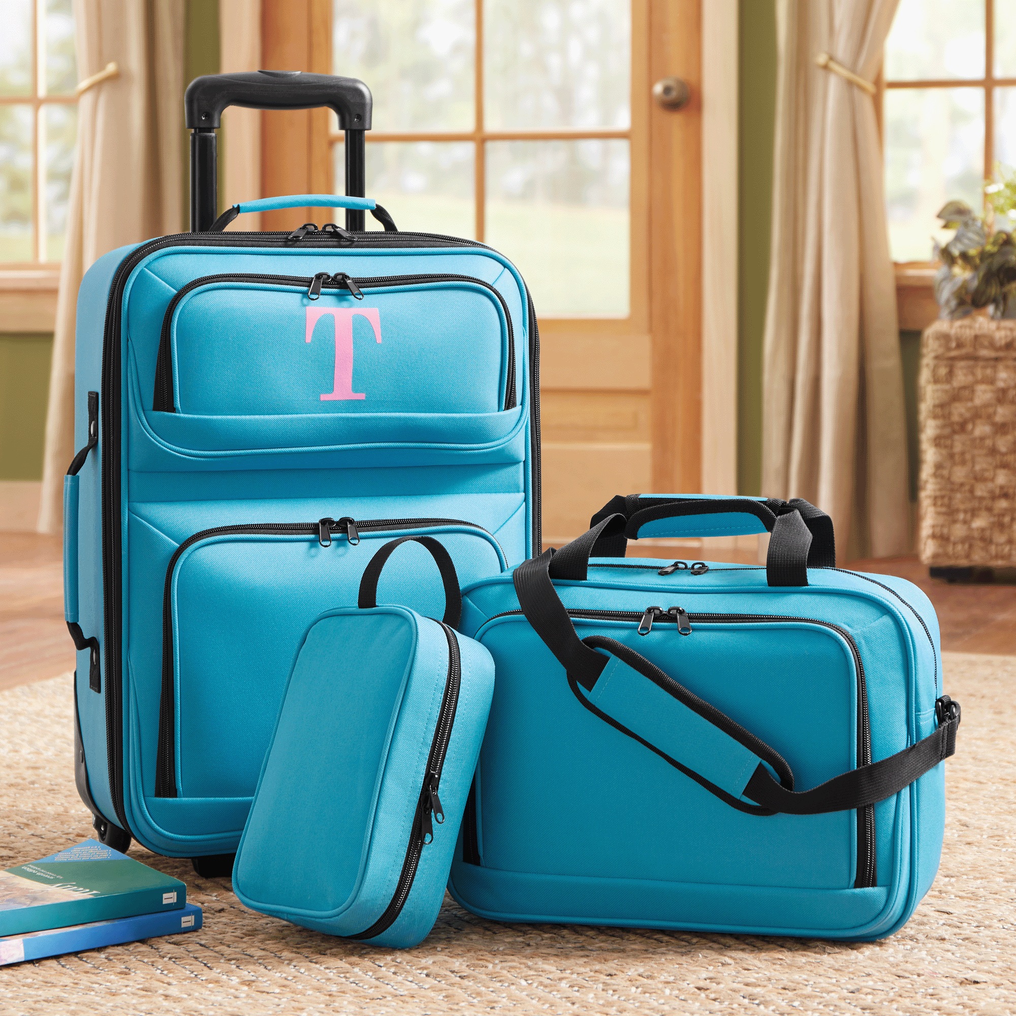 Montgomery Ward Personalized 3-Piece Soft-Sided Carry-On Set