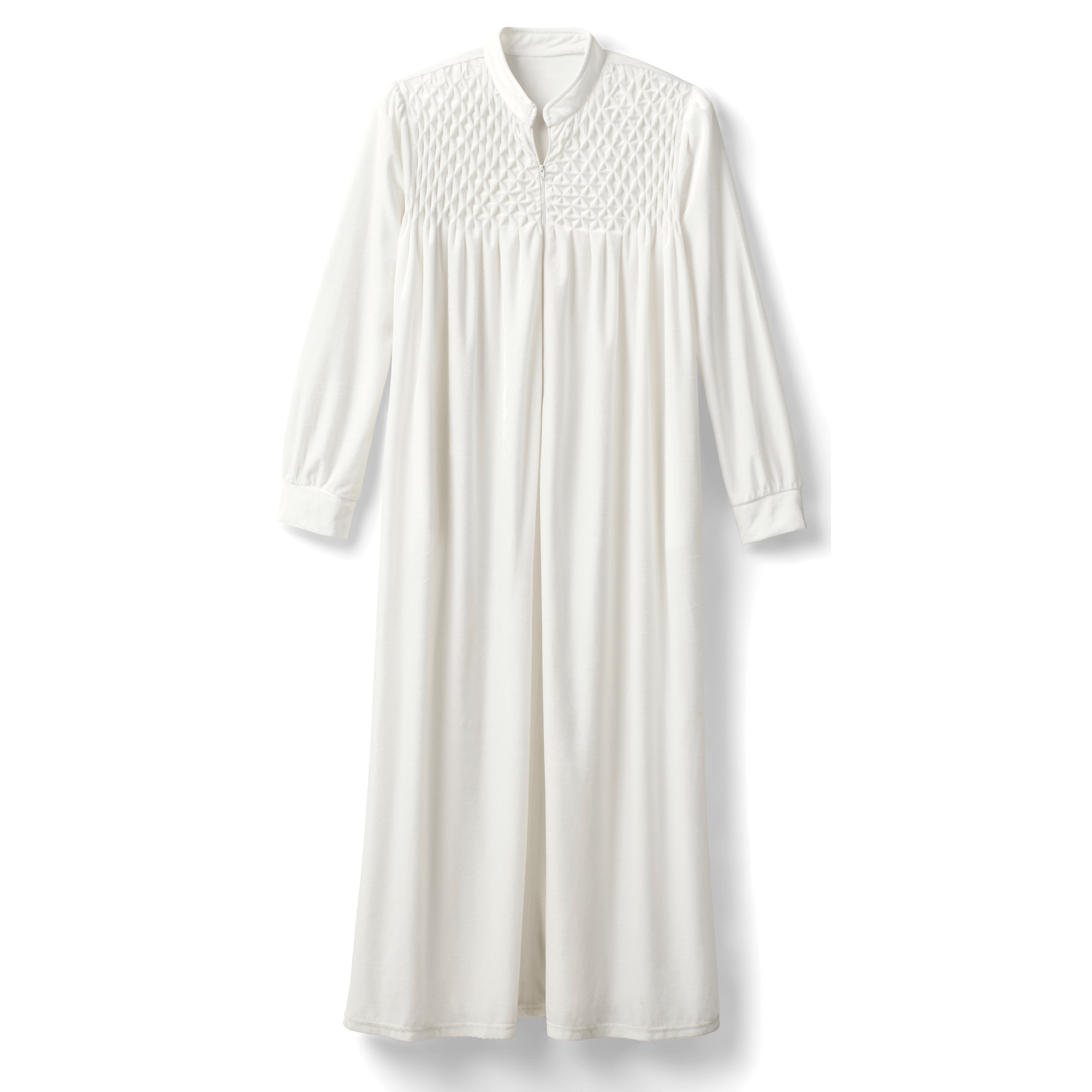 Zip Front Velour Robe 7 Zip Front Velour Robe