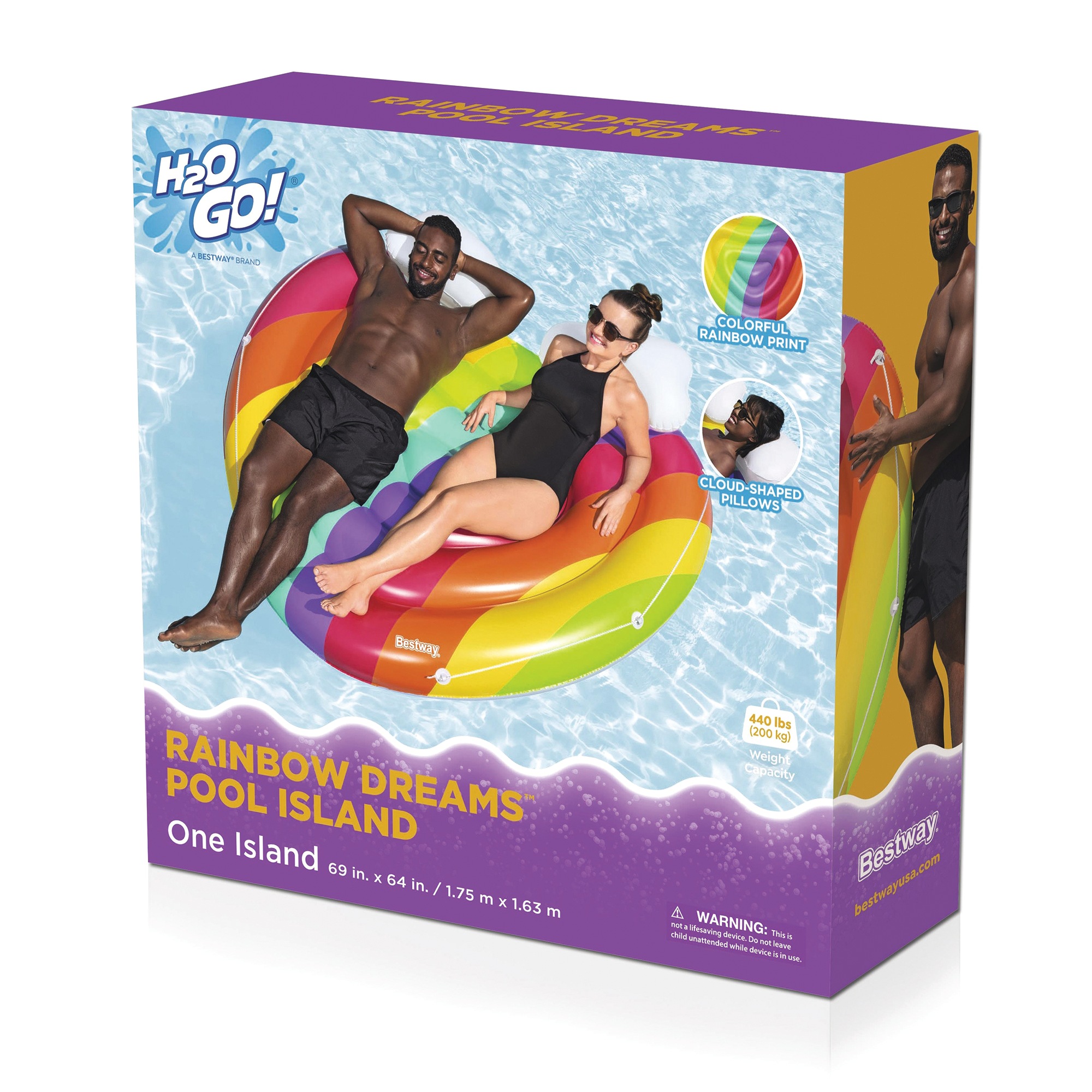 Bestway Rainbow Dreams Pool Island