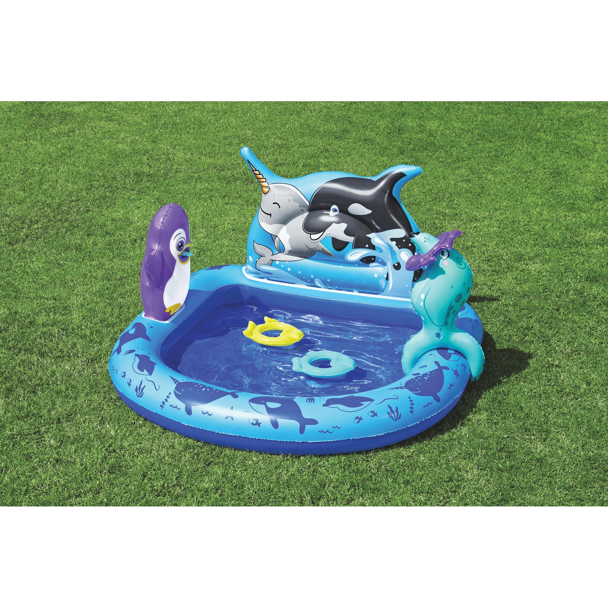 Bestway H2OGO! Polar Pals Kids Inflatable Water Play Center 2 Bestway H2OGO! Polar Pals Kids Inflatable Water Play Center
