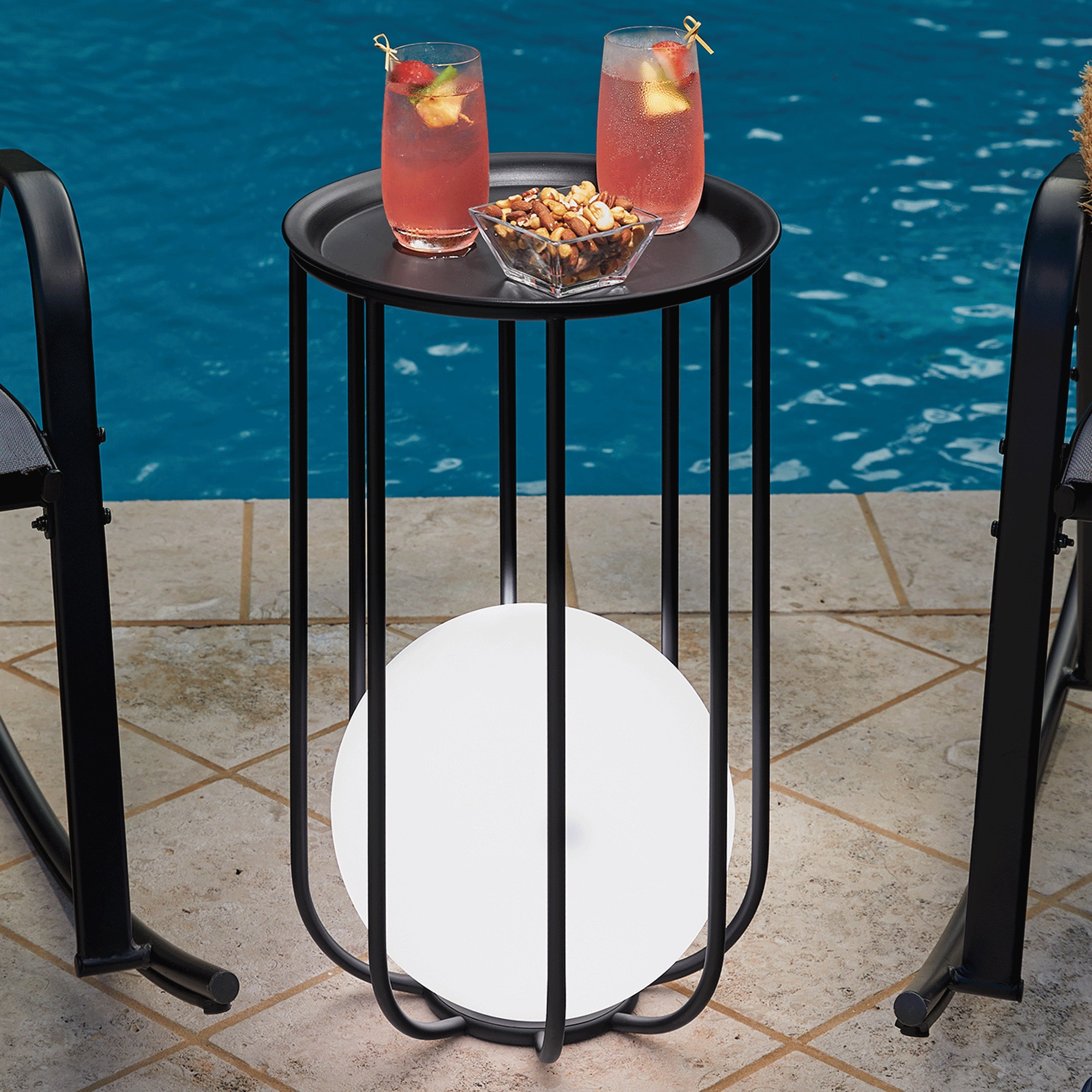 Solar LED Plant Stand/Table 1 Solar LED Plant Stand/Table