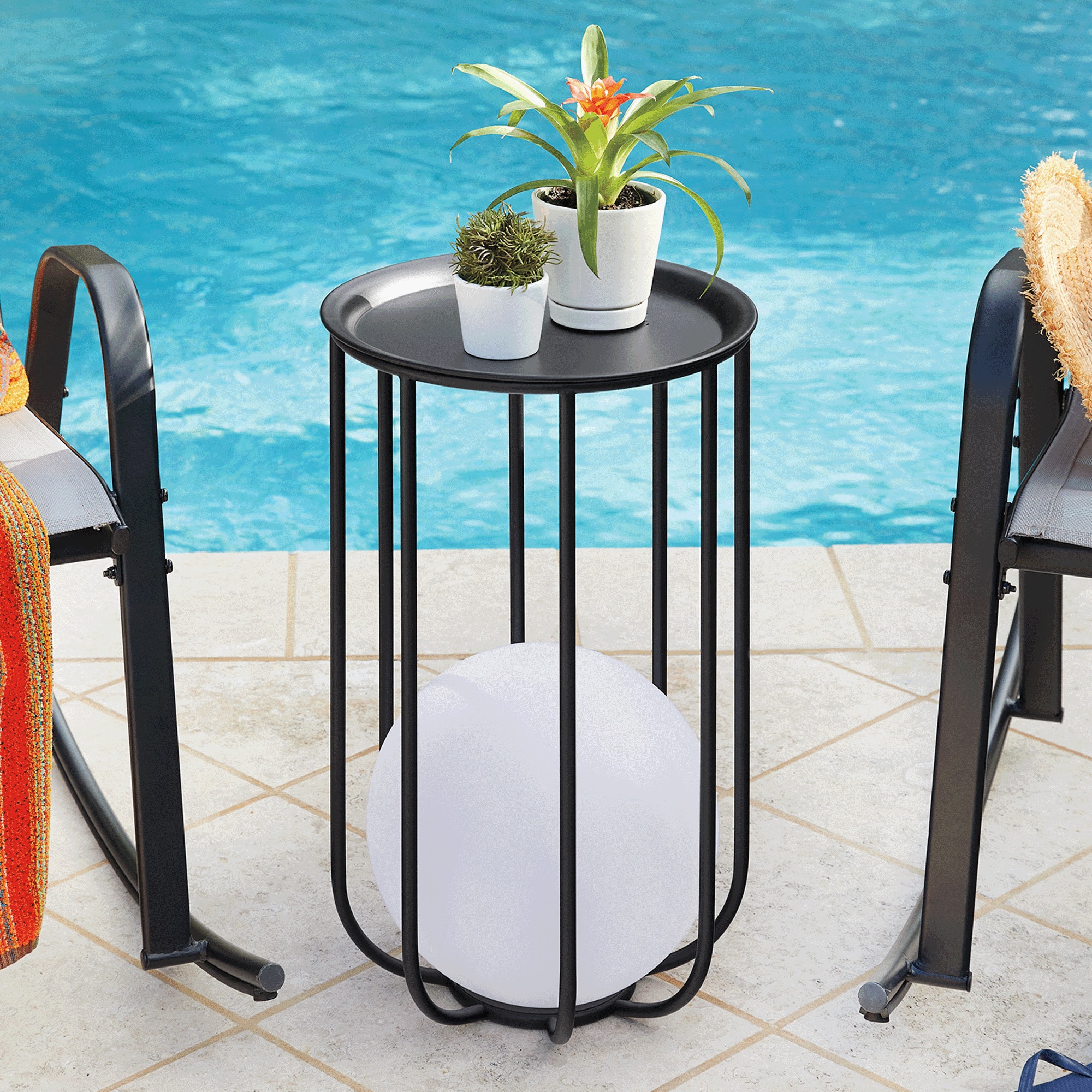Solar LED Plant Stand/Table 2 Solar LED Plant Stand/Table