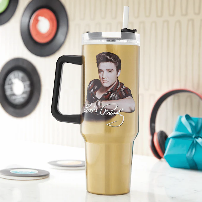 Elvis Presley Travel Mug Tumbler