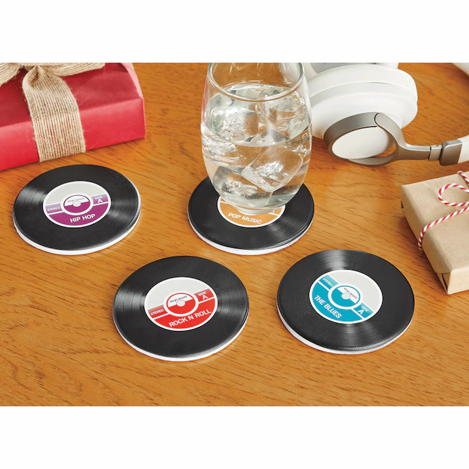 Set of 4 Record Coasters