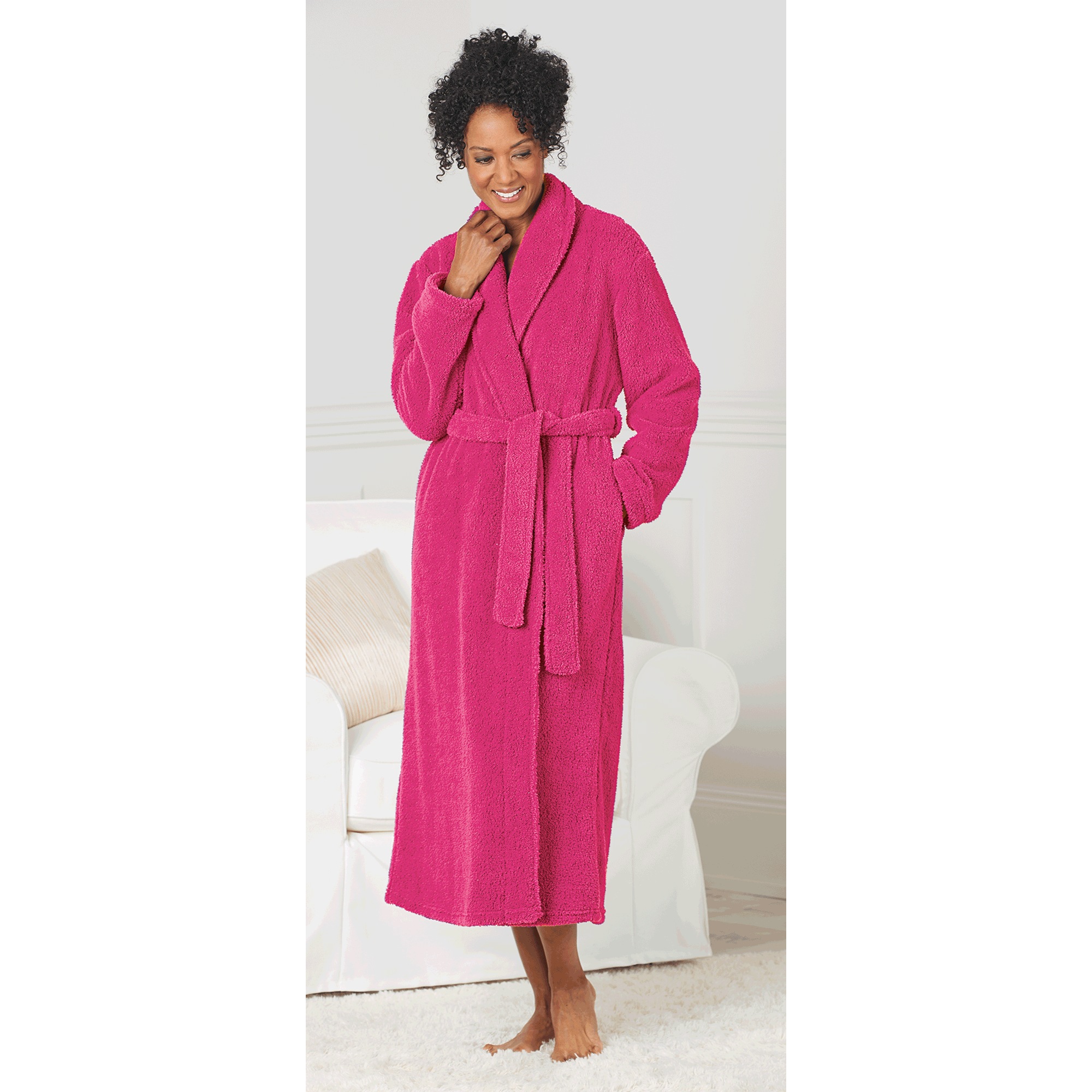 Fleece Wrap Robe