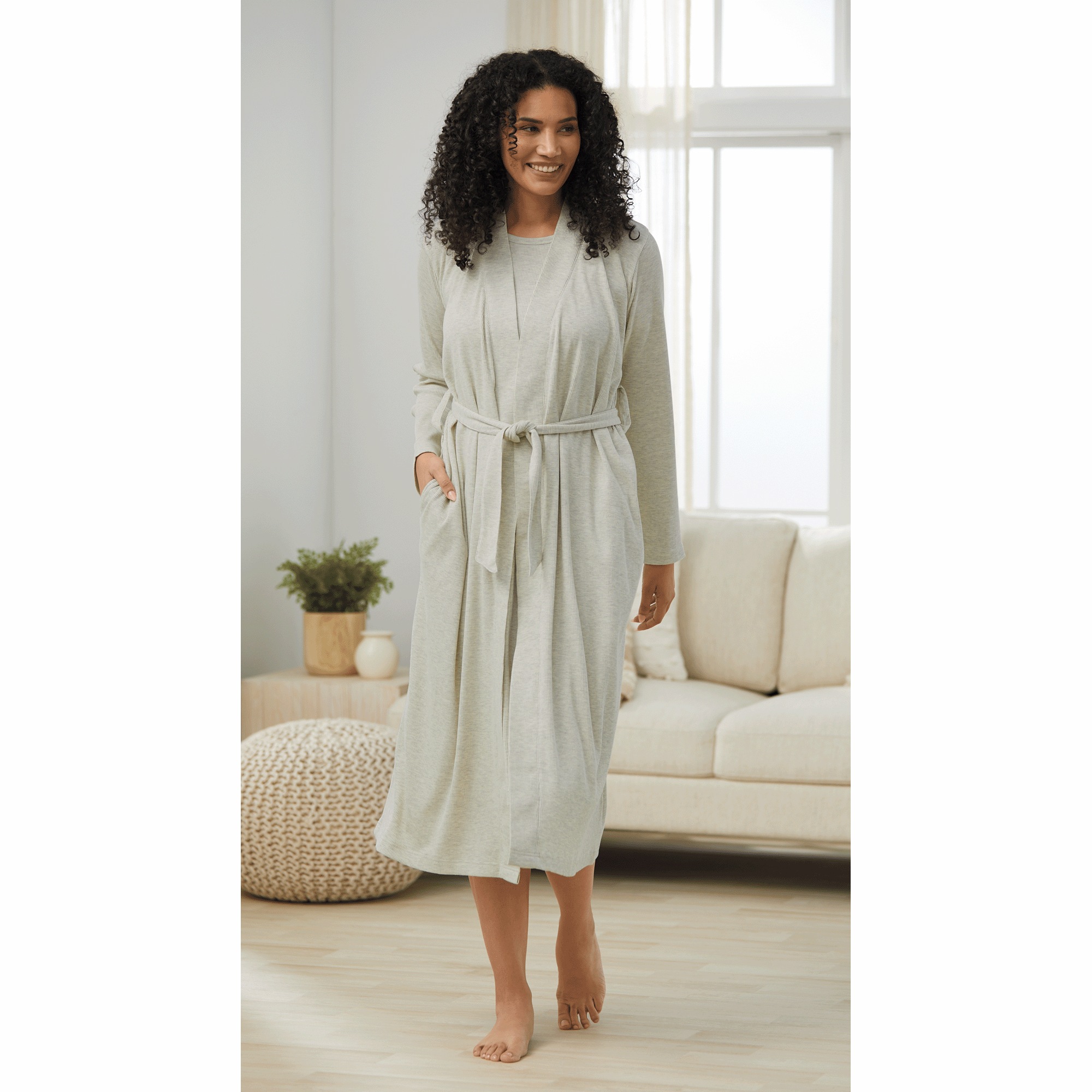Wide-Rib Robe