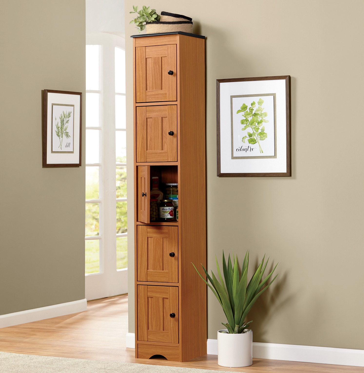 Katie Tall Cabinet with 5 Doors