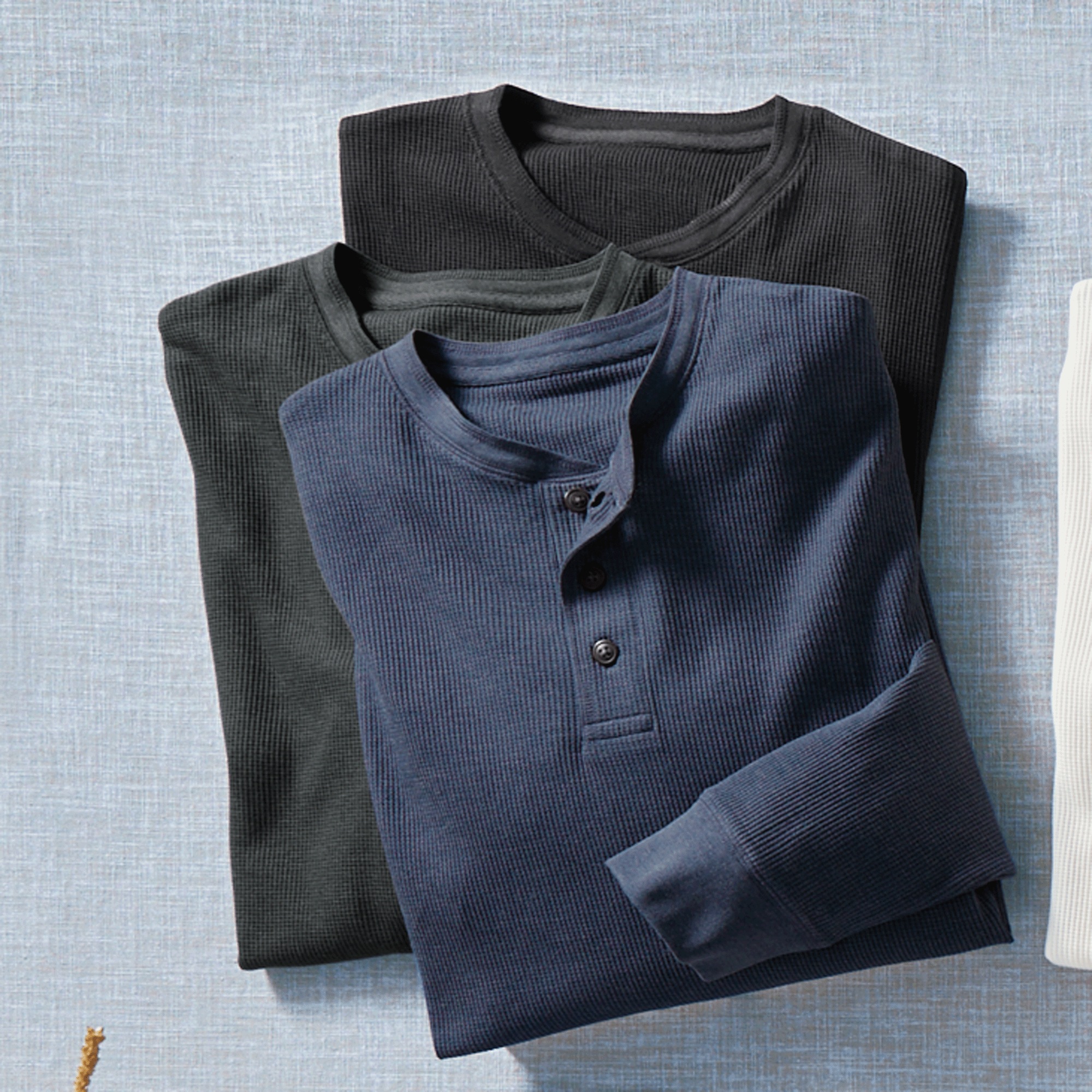 3-Pack Thermal Henleys