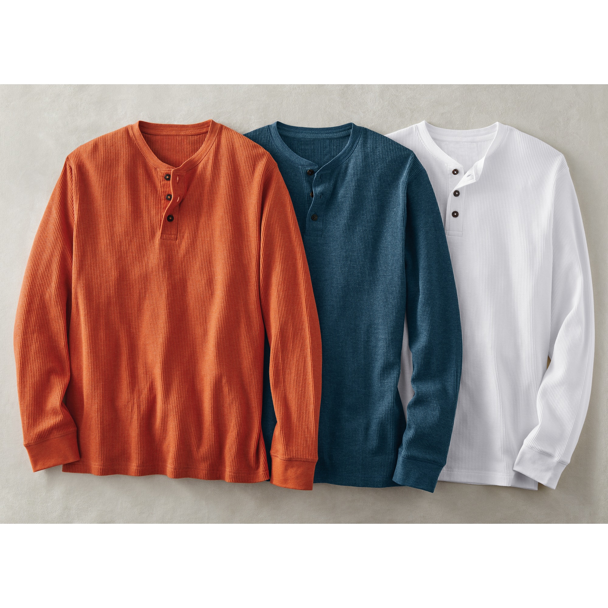 3-Pack Thermal Henleys