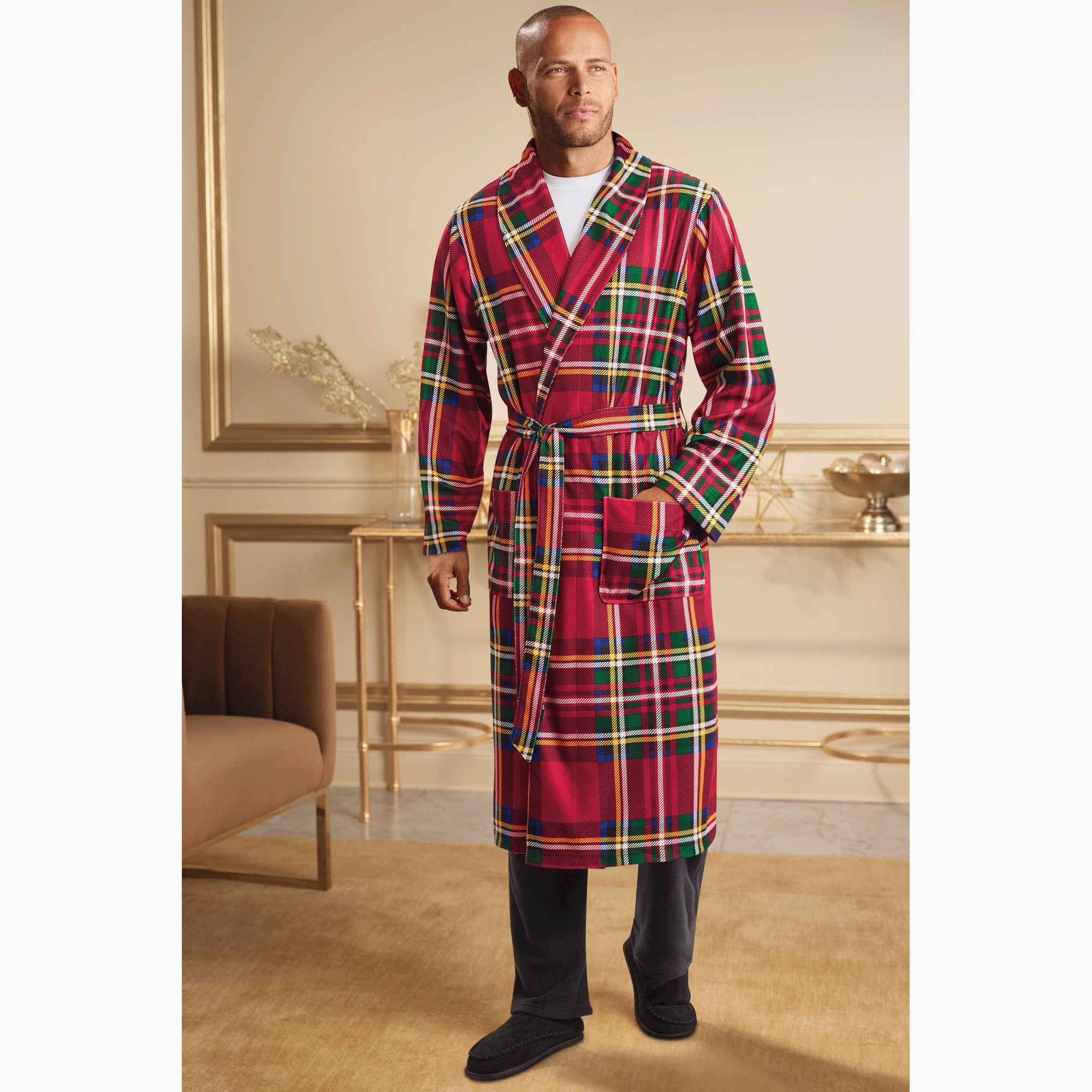 Personalized Mens Fleece Robe 4 Personalized Mens Fleece Robe