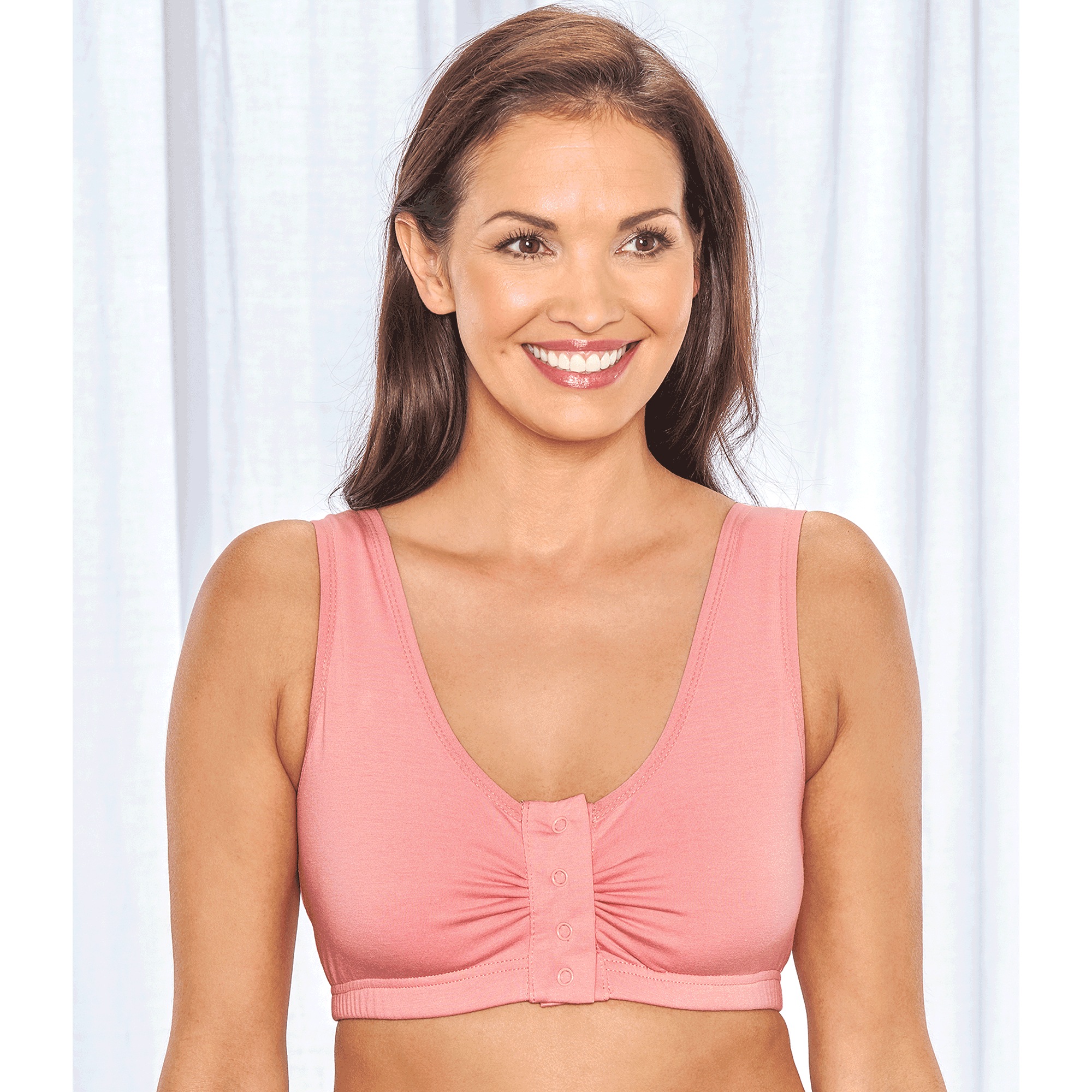 Snap Front-Close Comfort Bra 3 Snap Front-Close Comfort Bra