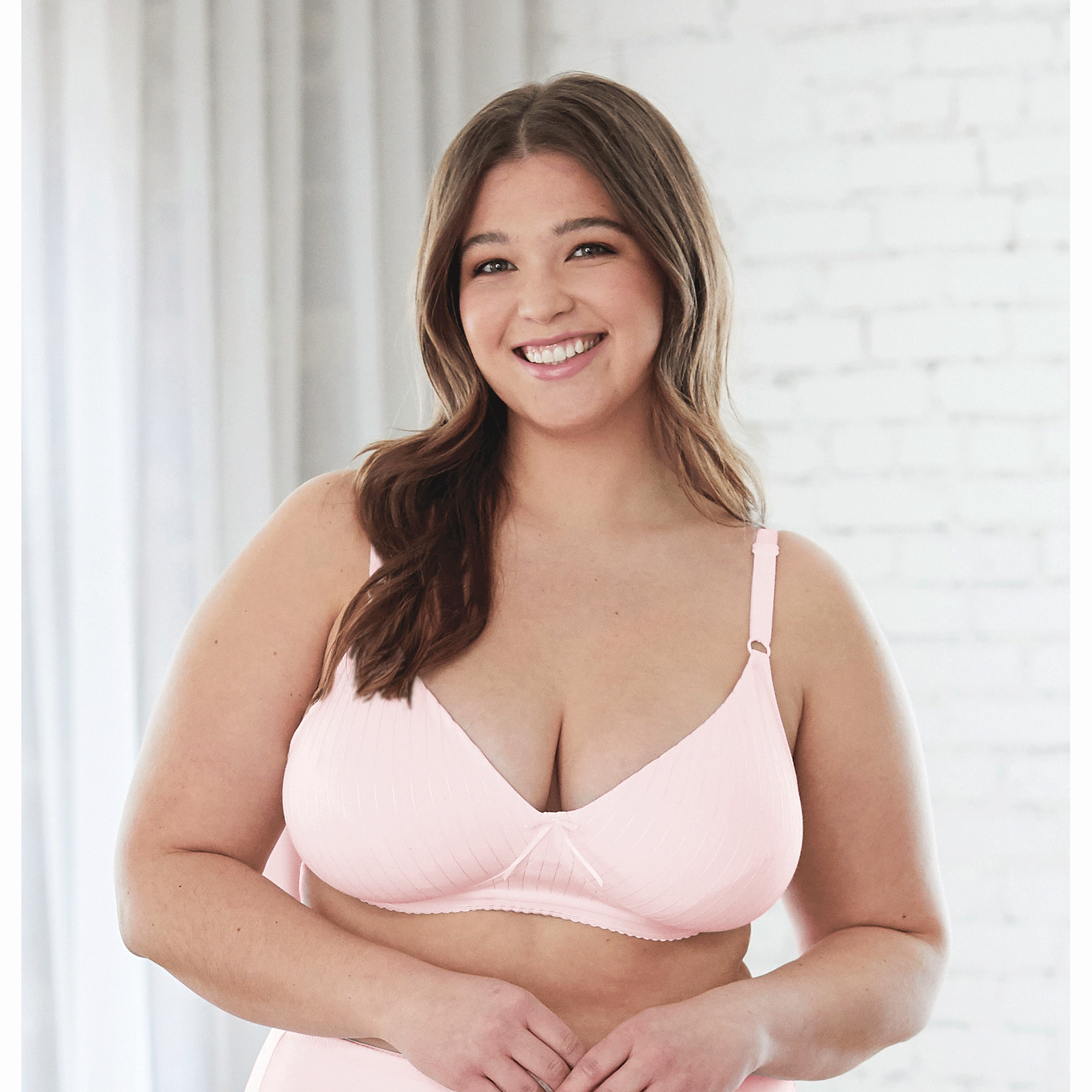 Bestform® Striped Wireless Cotton Bra