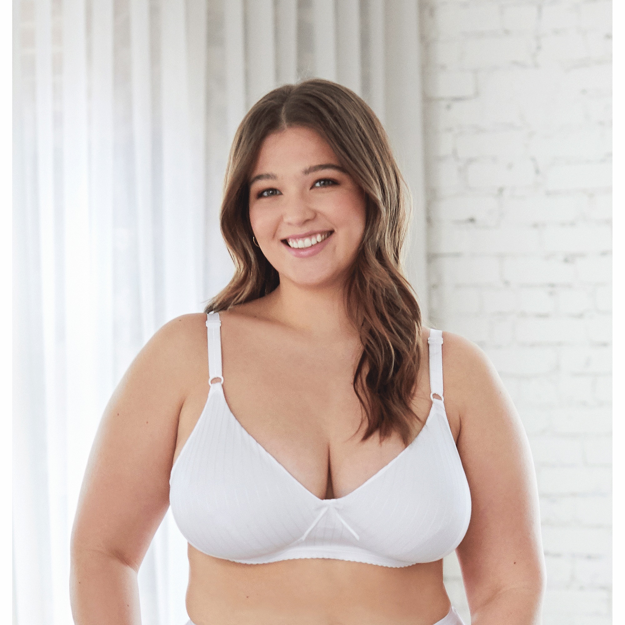 Bestform® Striped Wireless Cotton Bra