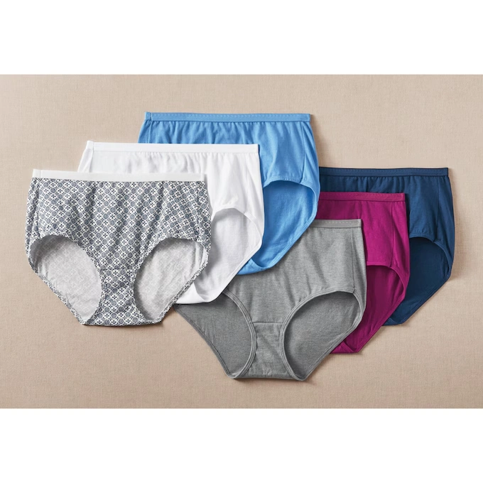 Hanes 6-Pack Ultimate Cotton Brief with Breathable Cool Comfort