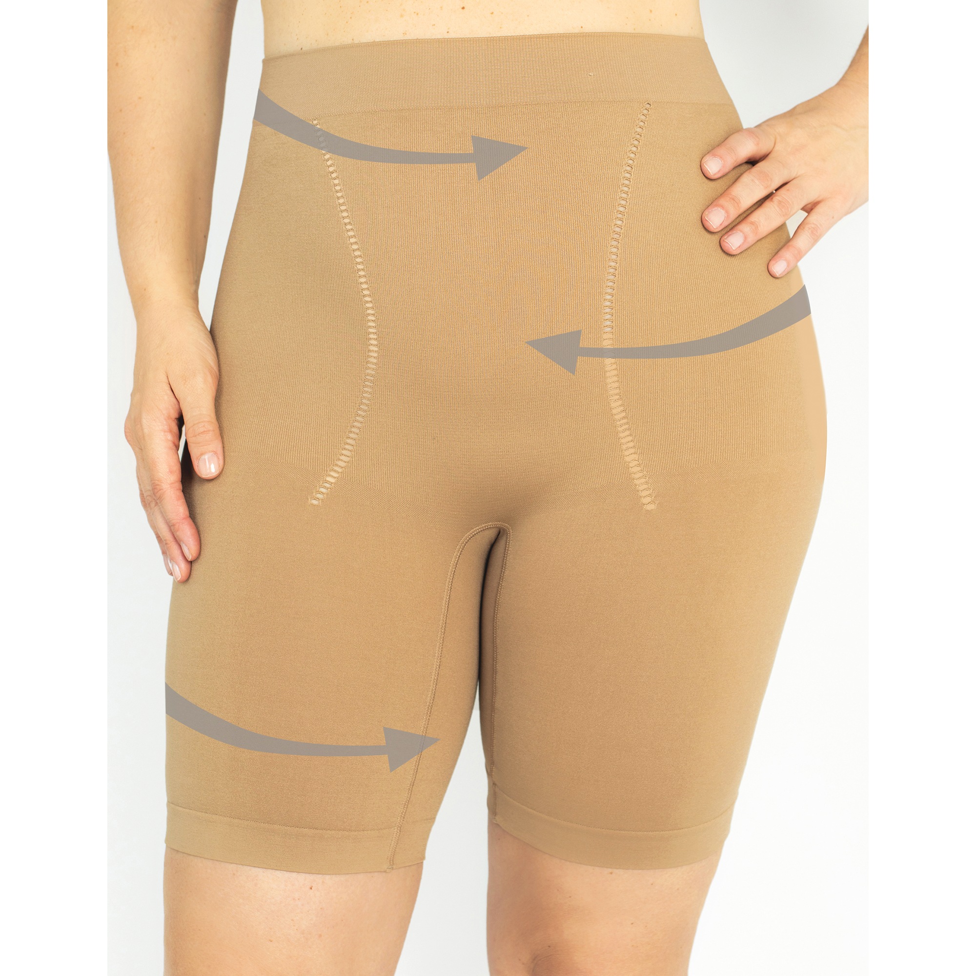 Instant Shaping® by Plusform® 2-pack Tummy, Hip & Thigh Shaper