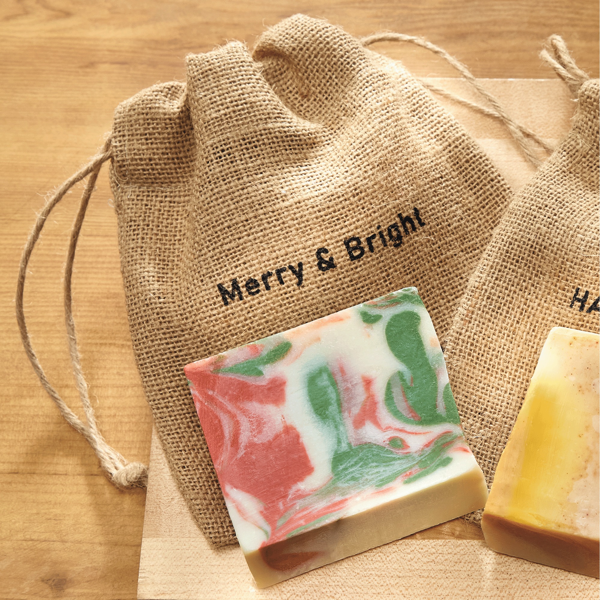 Seasonal Ombré Bar Soap with Bag