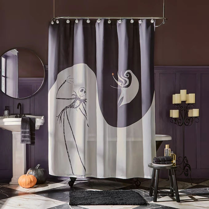Nightmare Before Christmas Shower Curtain