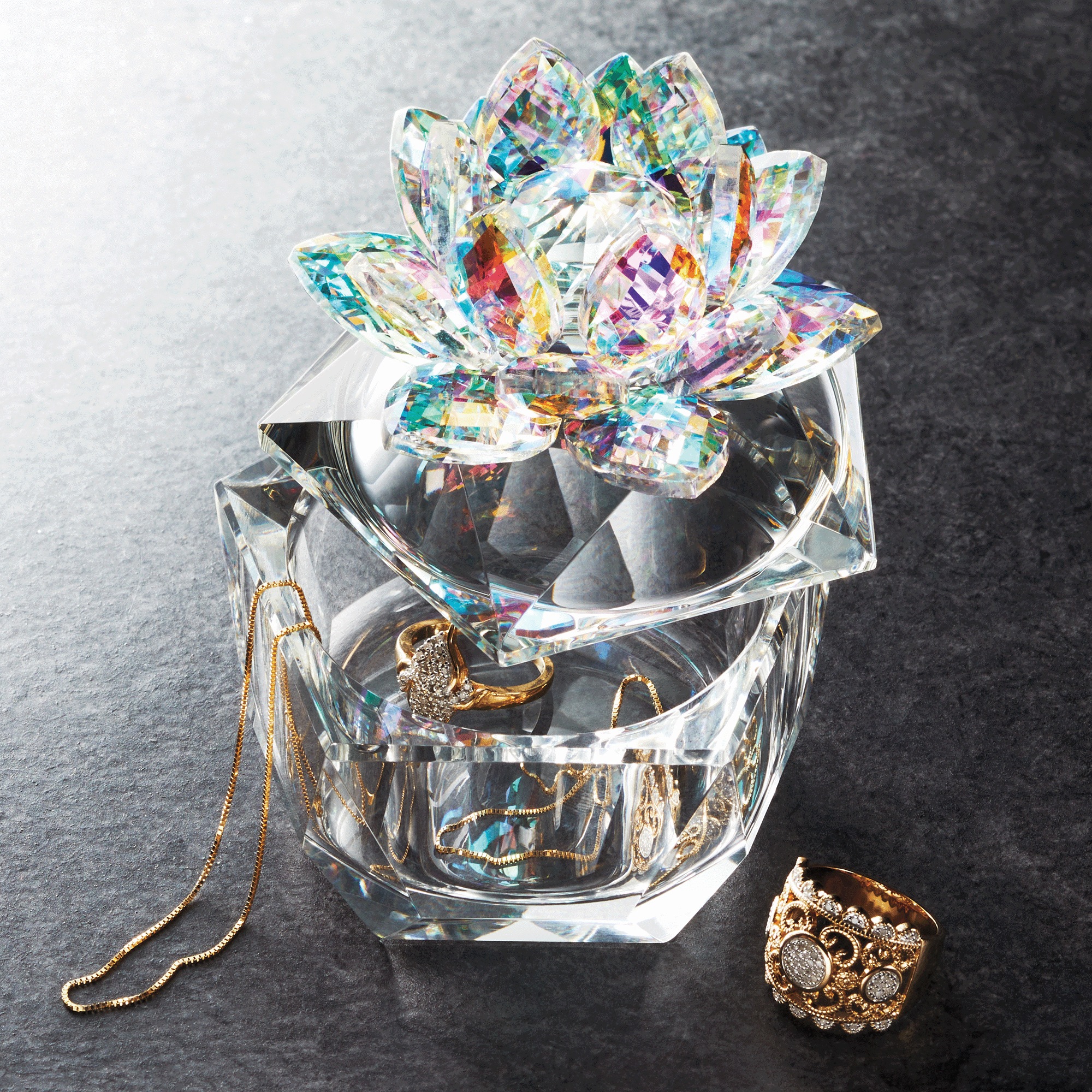 Crystal Glam Trinket Box