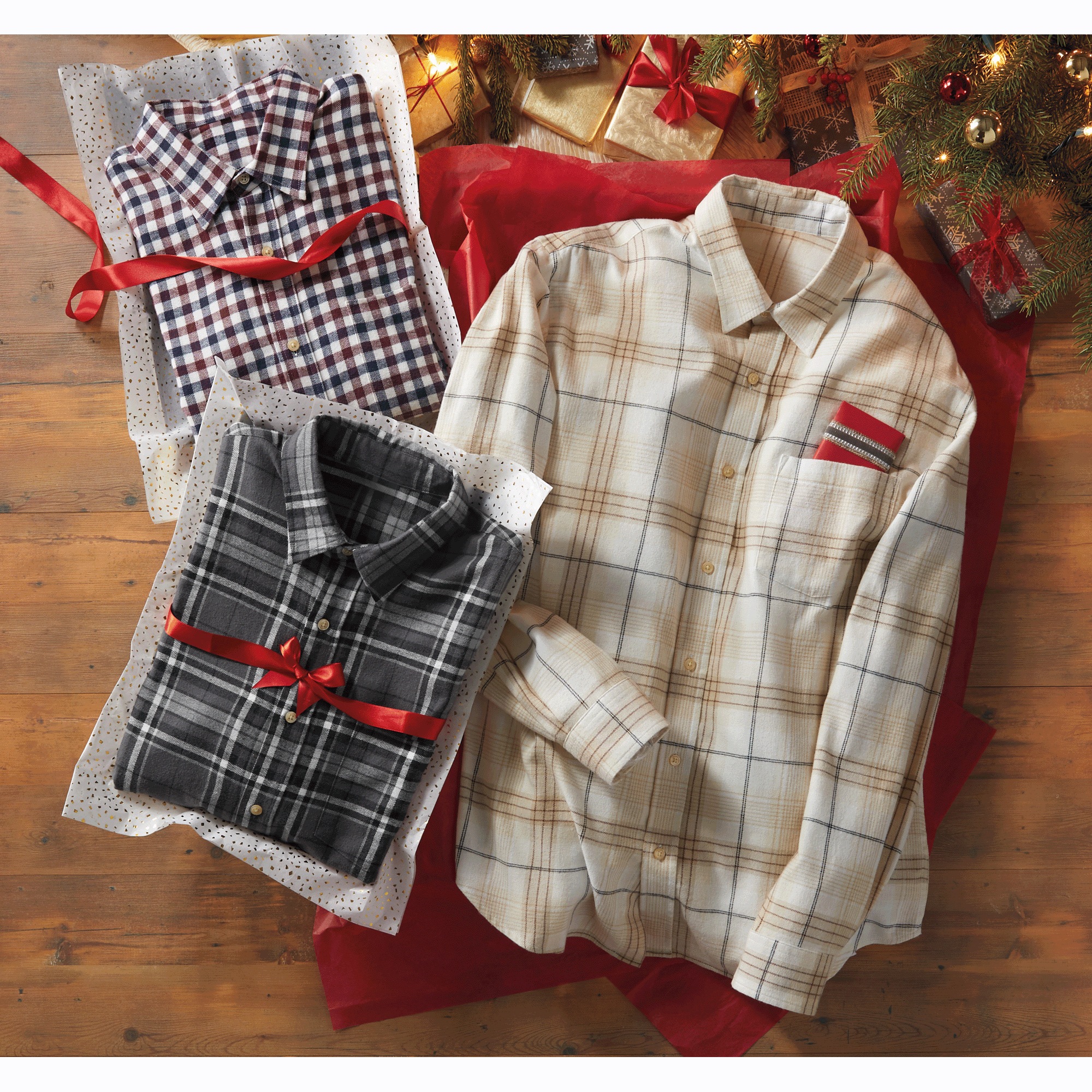 3-Pack Flannel Shirts