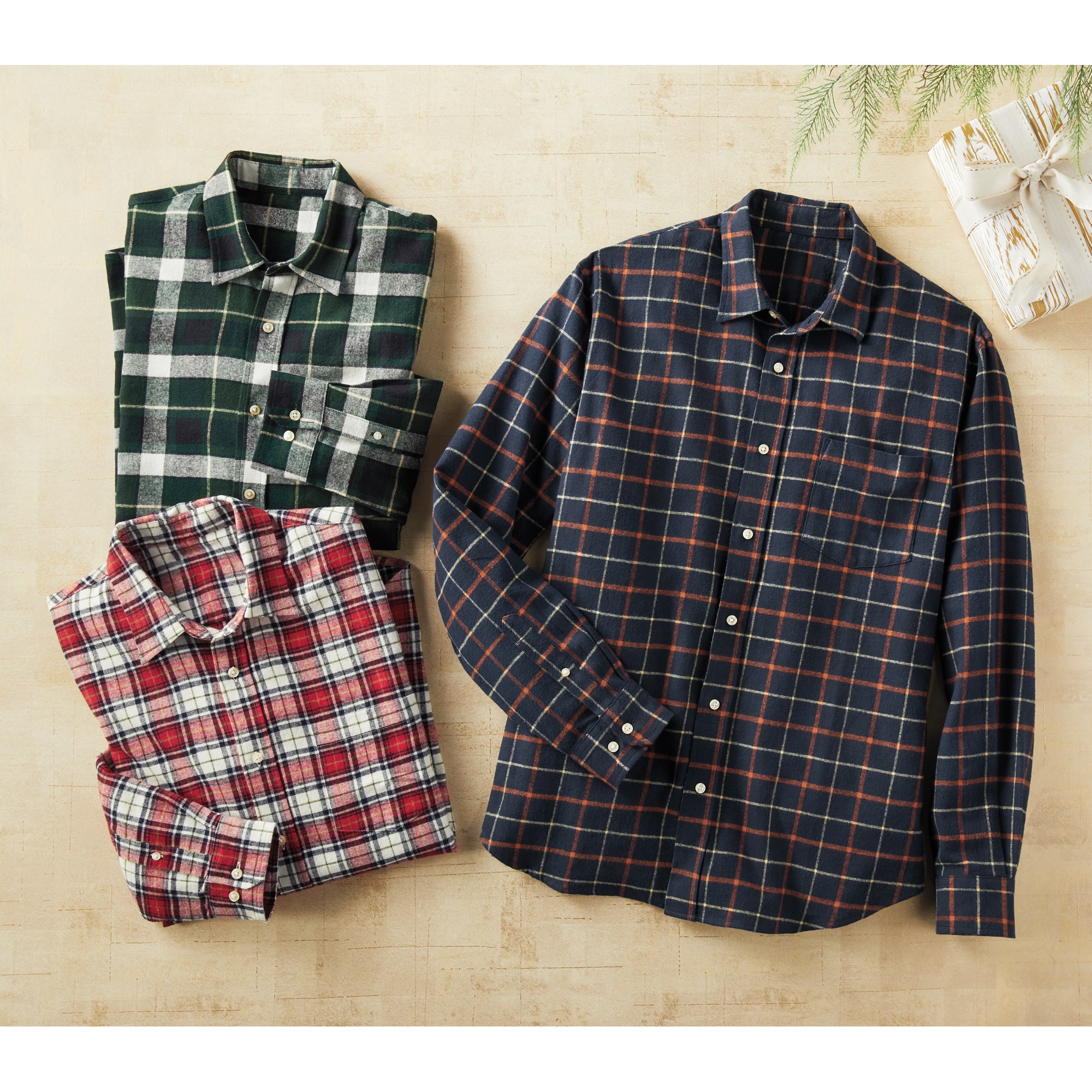 3-Pack Flannel Shirts