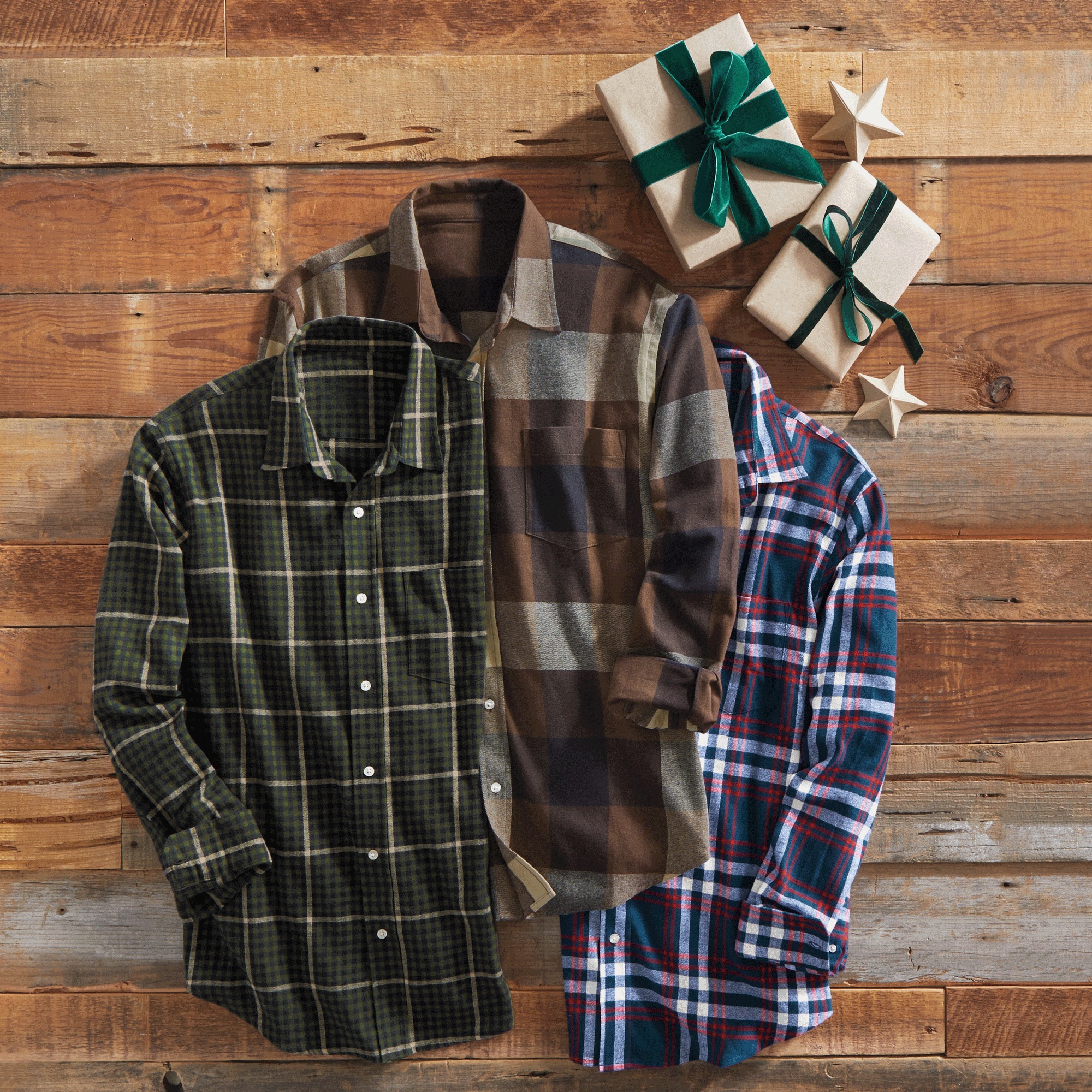 3-Pack Flannel Shirts 4 3-Pack Flannel Shirts