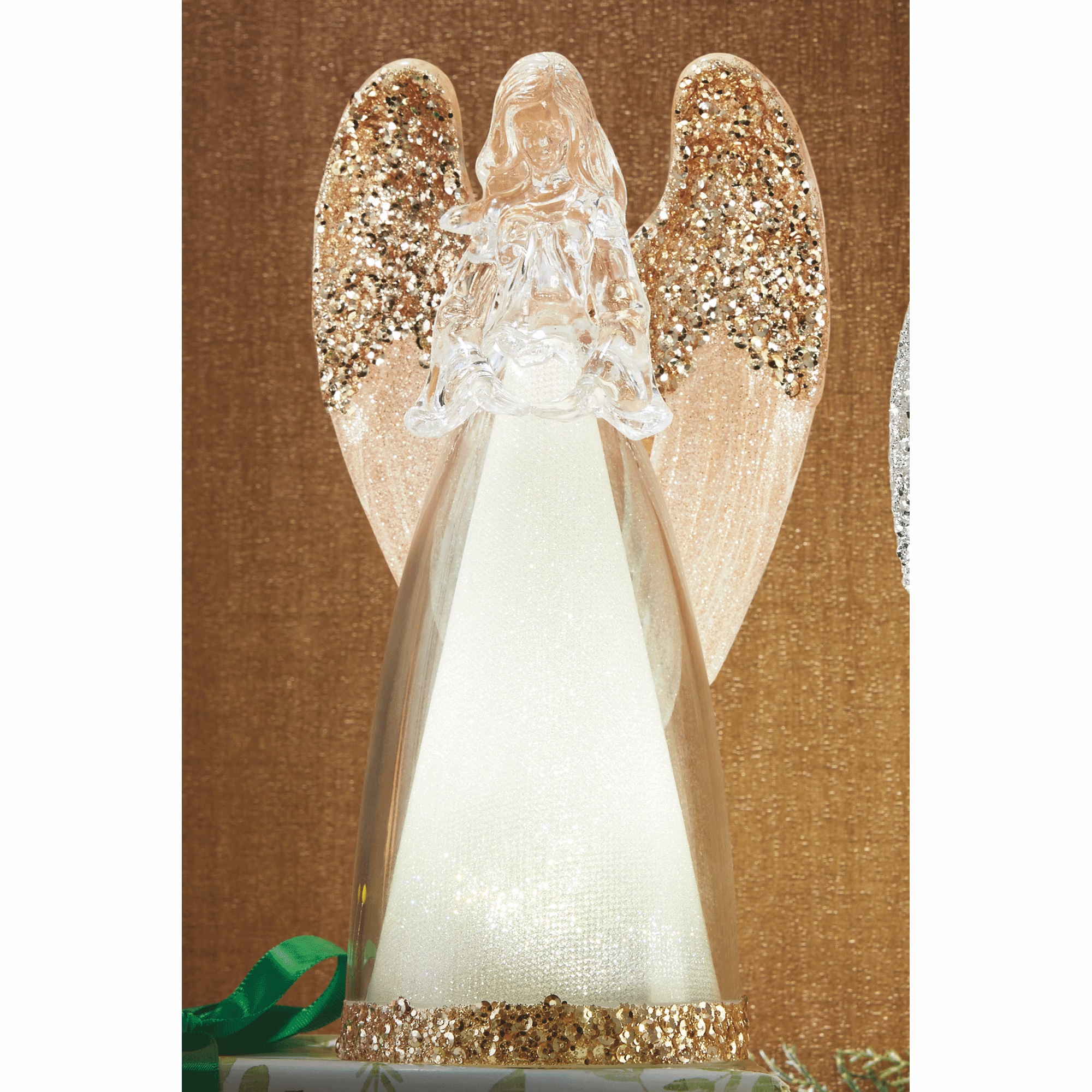 LED Glitter Acrylic Angel
