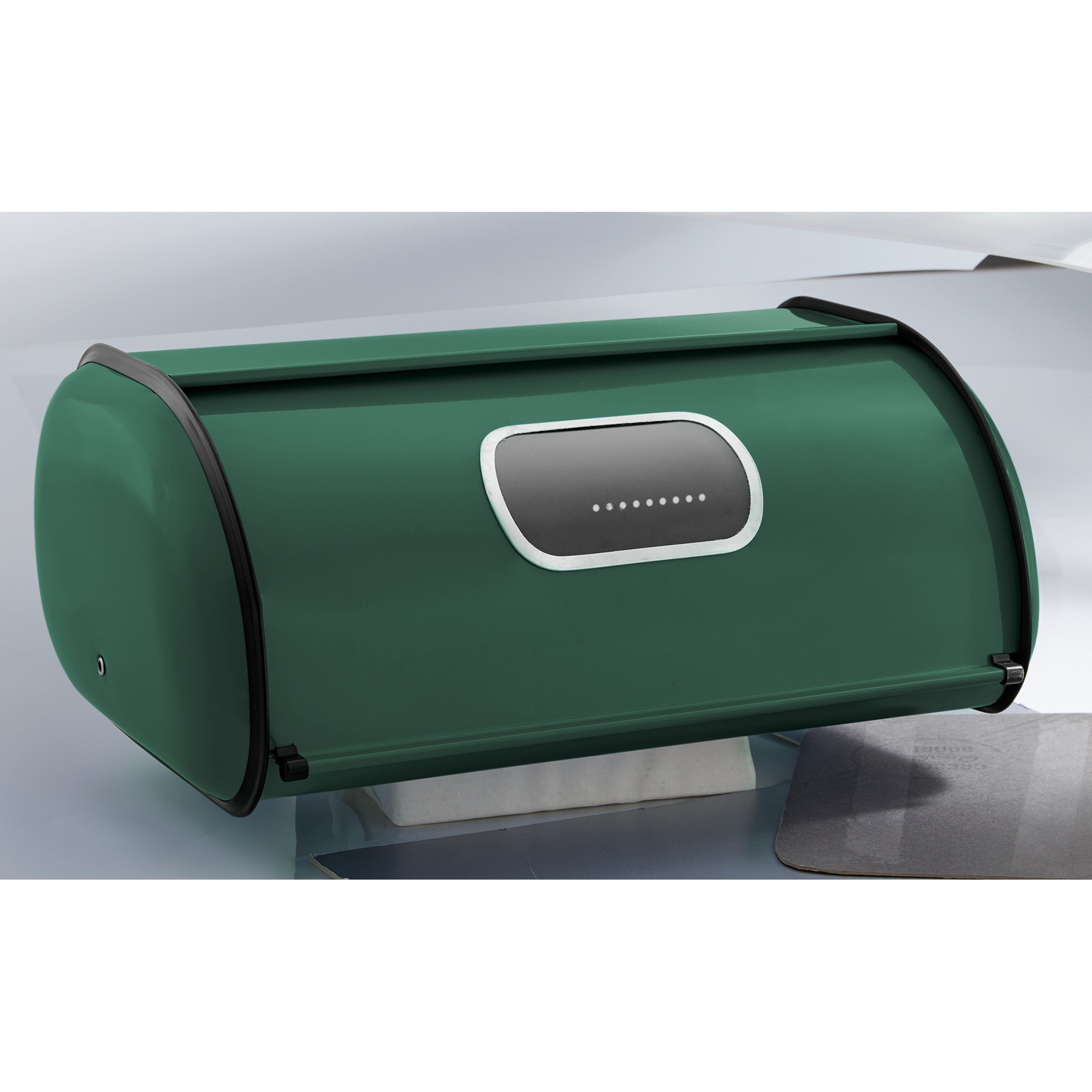 Ventilated Countertop Metal Breadbox with Window 3 Ventilated Countertop Metal Breadbox with Window